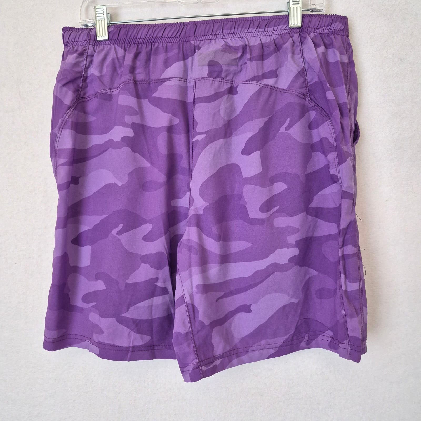 NWT FOCO NFL Minnesota Vikings Tonal Camo Shorts Pocket Drawstring Purple Mens L - Thumbnail 6