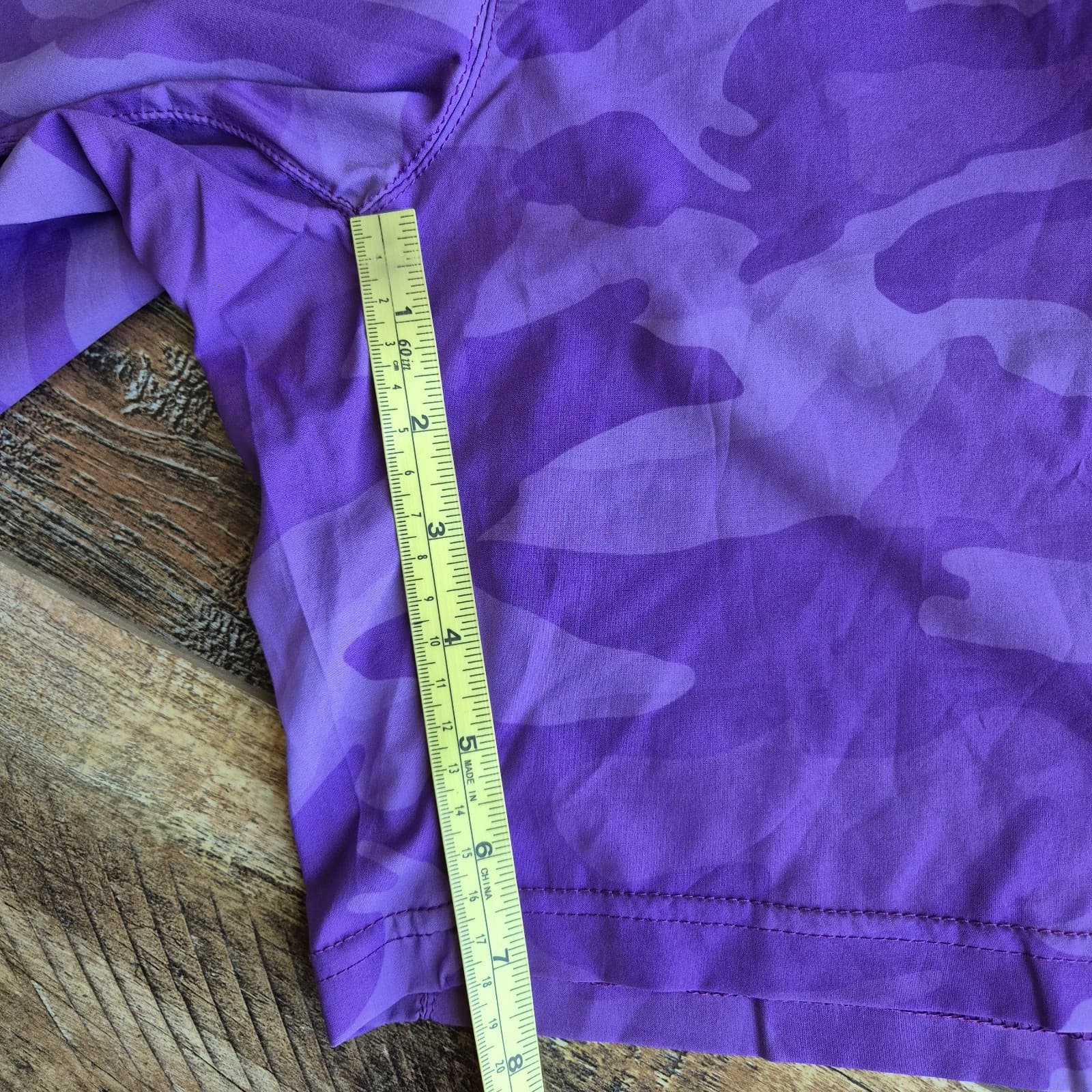 NWT FOCO NFL Minnesota Vikings Tonal Camo Shorts Pocket Drawstring Purple Mens L - Thumbnail 12