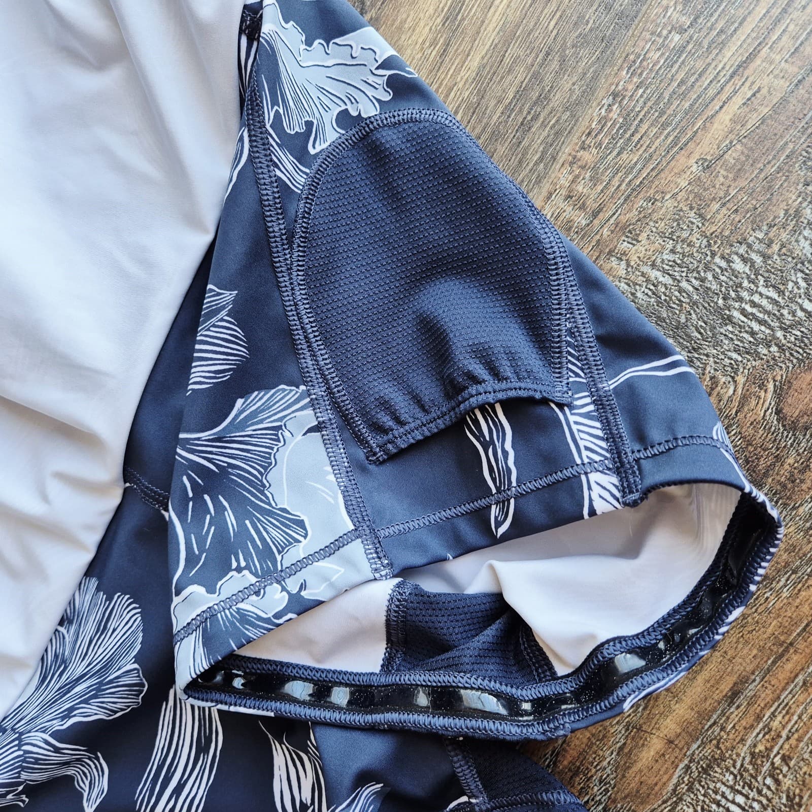Athleta Floral Sonic Tennis Golf Pickleball Skort Pocket Navy Blue Women's S - Thumbnail 6