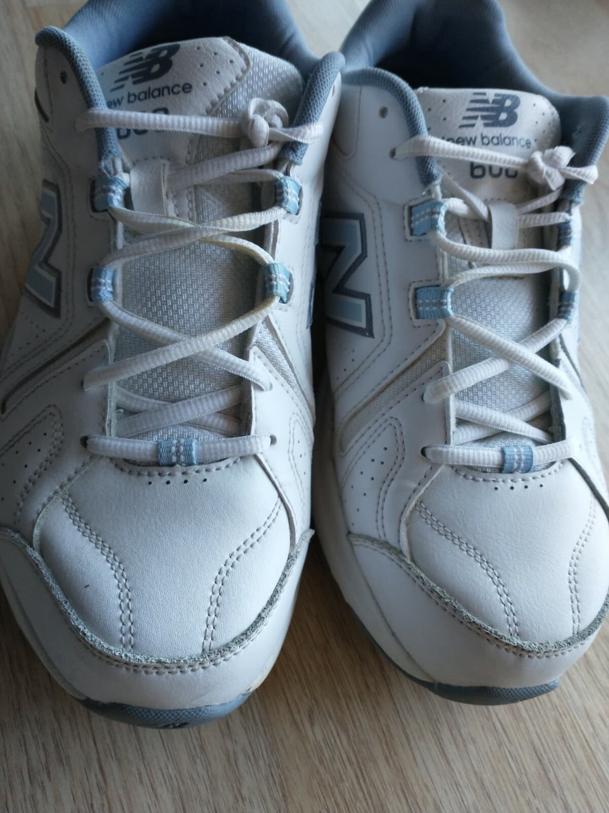 New Balance 608 Women Lace Cross Trainer Sneakers Lace White US11 EUR43 - Thumbnail 4