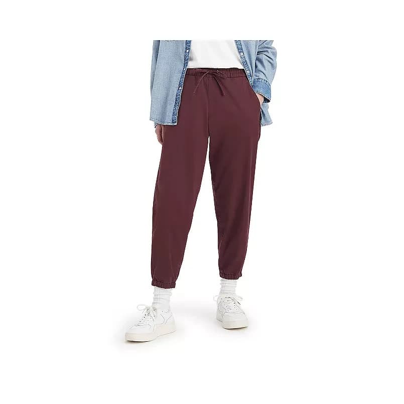 NEW Levi's Not For Resale Off Duty Jogger Elastic Waist Decadent Chocolate Sz.S - Thumbnail 2