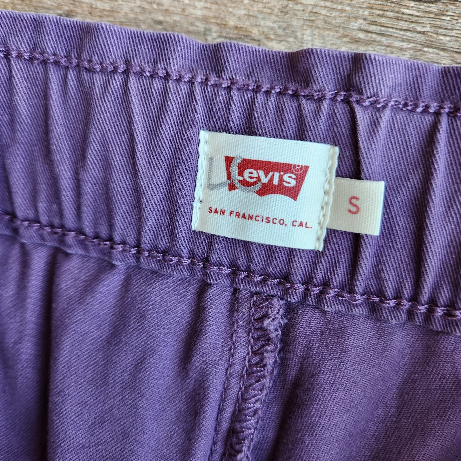 NEW Levi's Not For Resale Off Duty Jogger Elastic Waist Hortensia Purple Women S - Thumbnail 11