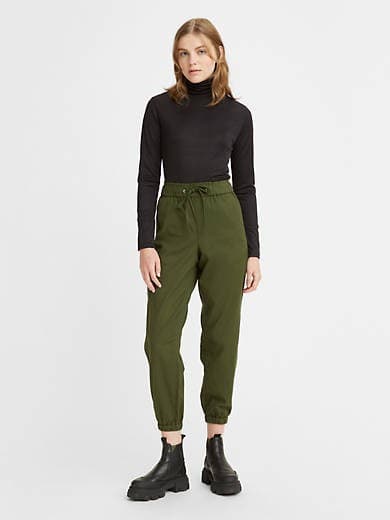 NEW Levi's Not For Resale Off Duty Jogger Elastic Waist Hortensia Purple Women S - Thumbnail 5