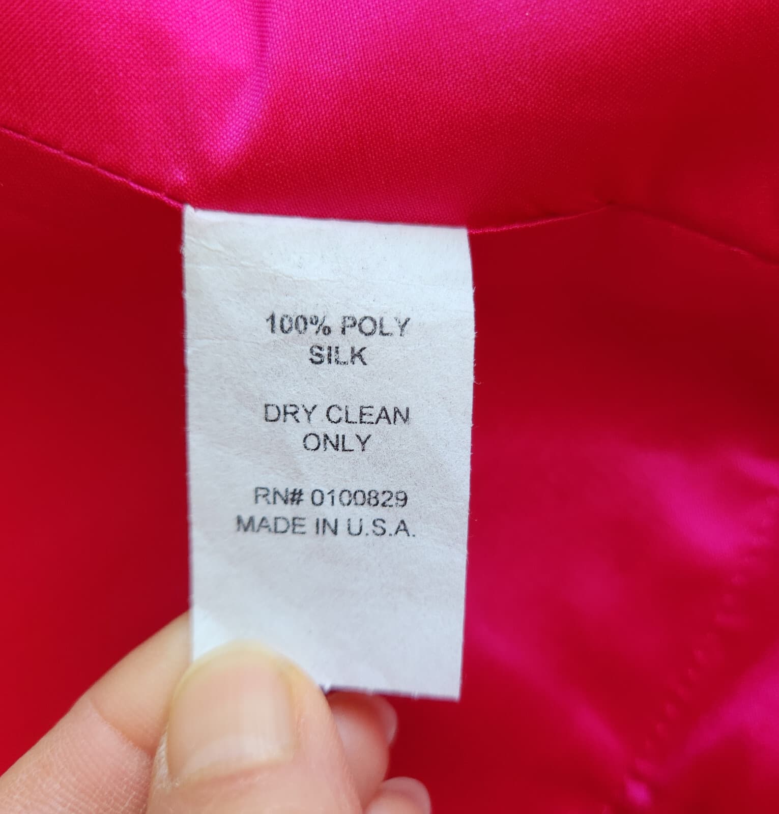 NWT Connie Roberson $368 Poly Silk Mini Pleat Wrap Bow Skirt Pink O/S Made in US - Thumbnail 8