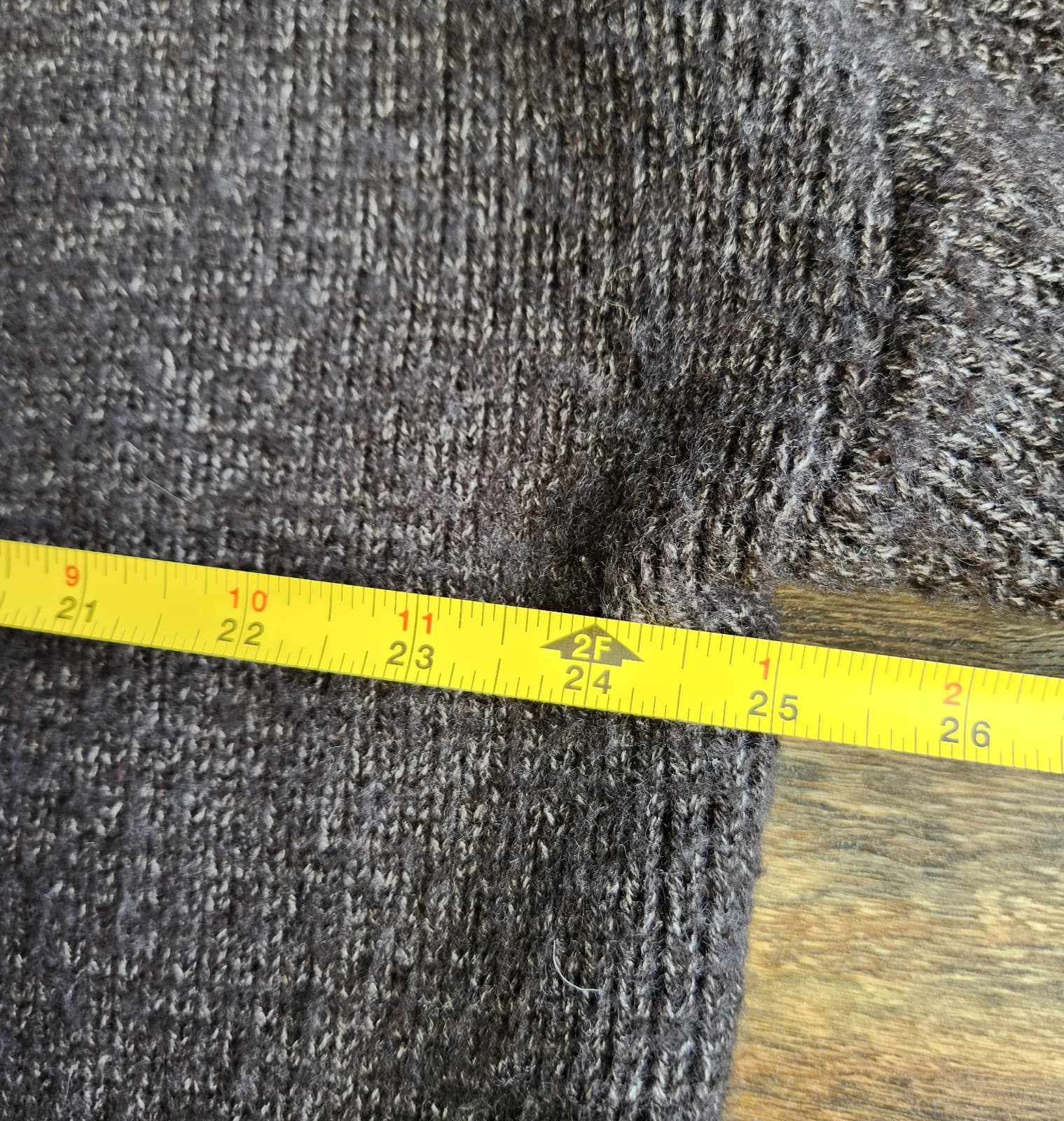 Pilcro Anthropologie Open Front Kimono Cardigan Sweater Charcoal Womens One Size - Thumbnail 12