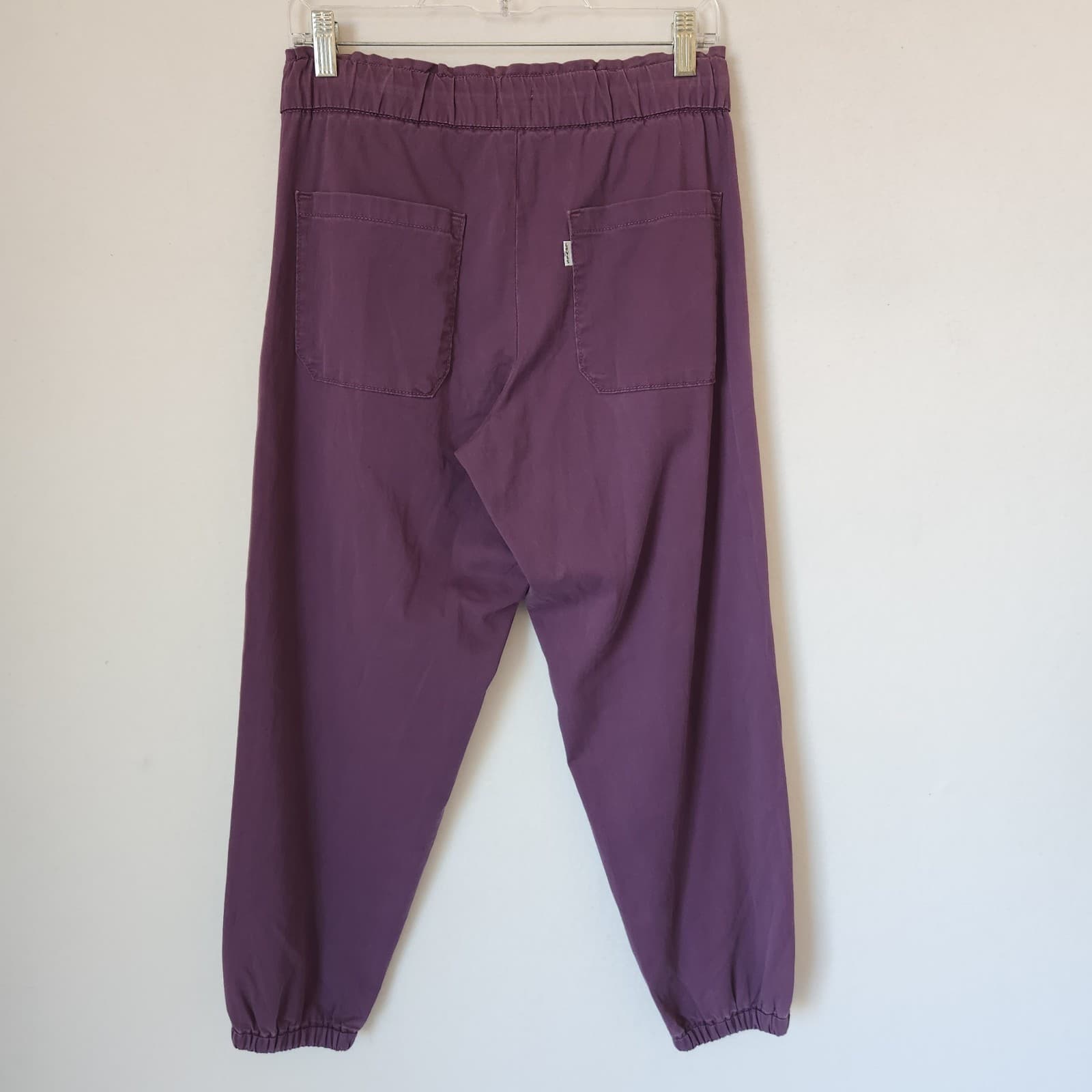 NEW Levi's Not For Resale Off Duty Jogger Elastic Waist Hortensia Purple Women S - Thumbnail 8