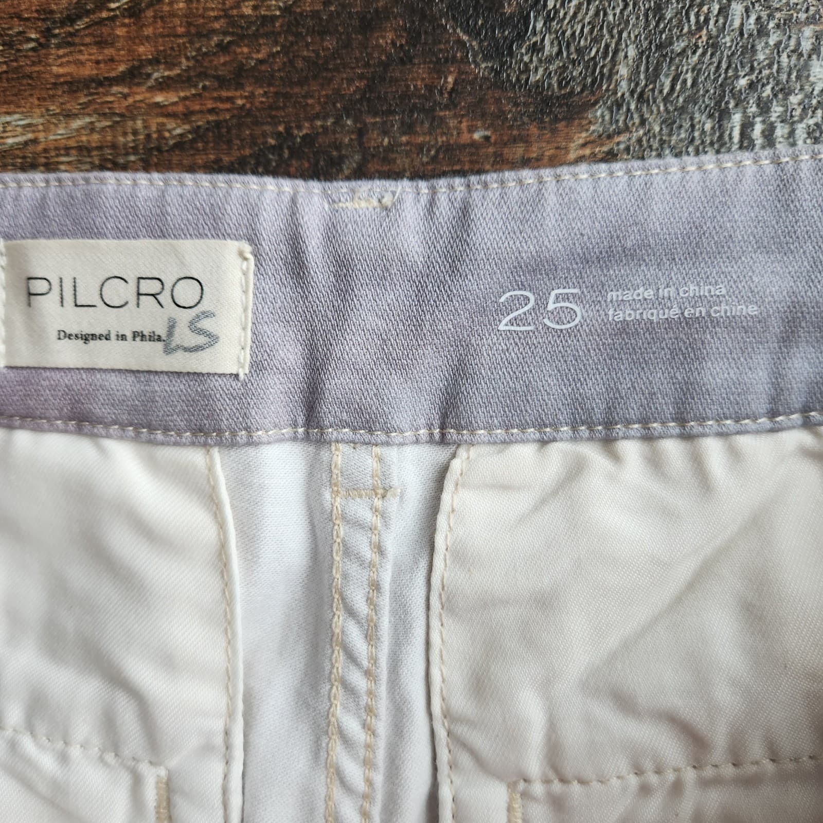 Pilcro Relaxed Low-Rise Cargo Chino Jogger Pants Stretch Graphic Orange Sz.25 - Thumbnail 11