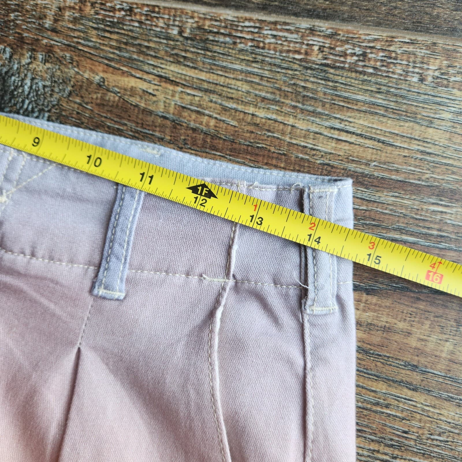 Pilcro Relaxed Low-Rise Cargo Chino Jogger Pants Stretch Graphic Orange Sz.25 - Thumbnail 14
