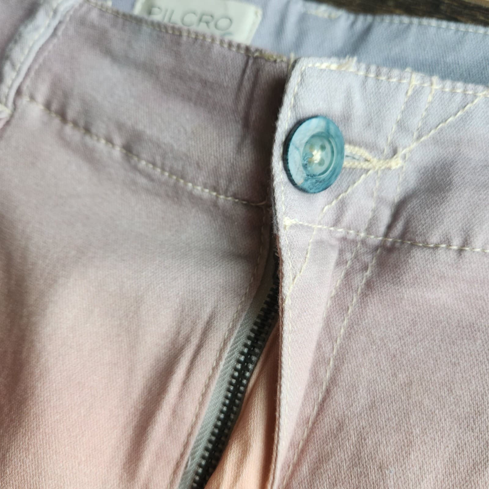 Pilcro Relaxed Low-Rise Cargo Chino Jogger Pants Stretch Graphic Orange Sz.25 - Thumbnail 10