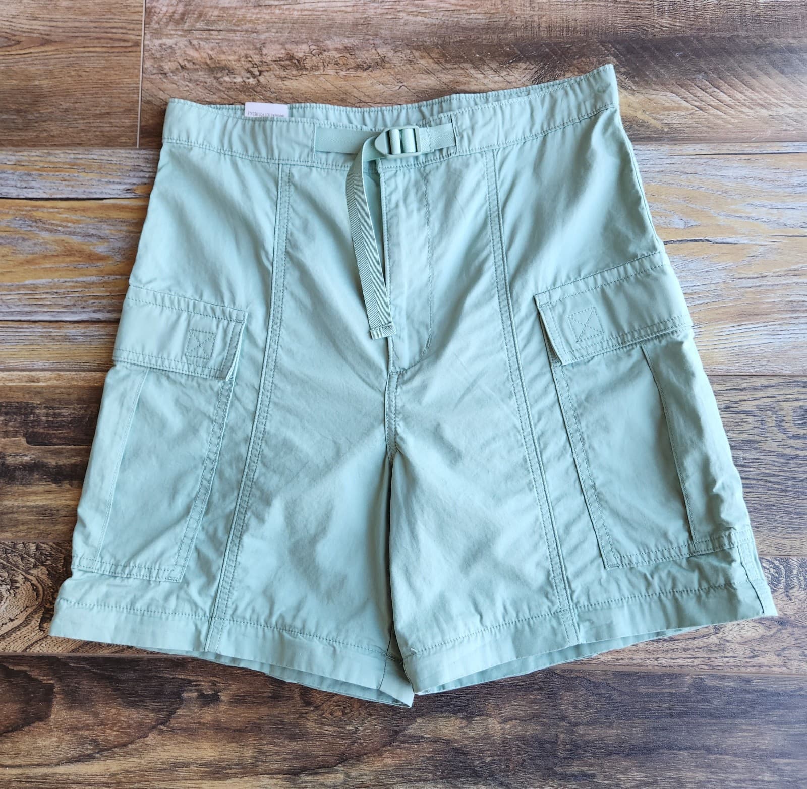 NEW Levi's Not For Resale Convertible Cargo Pants Belt-Buckle Cotton Green Sz.27 - Thumbnail 7