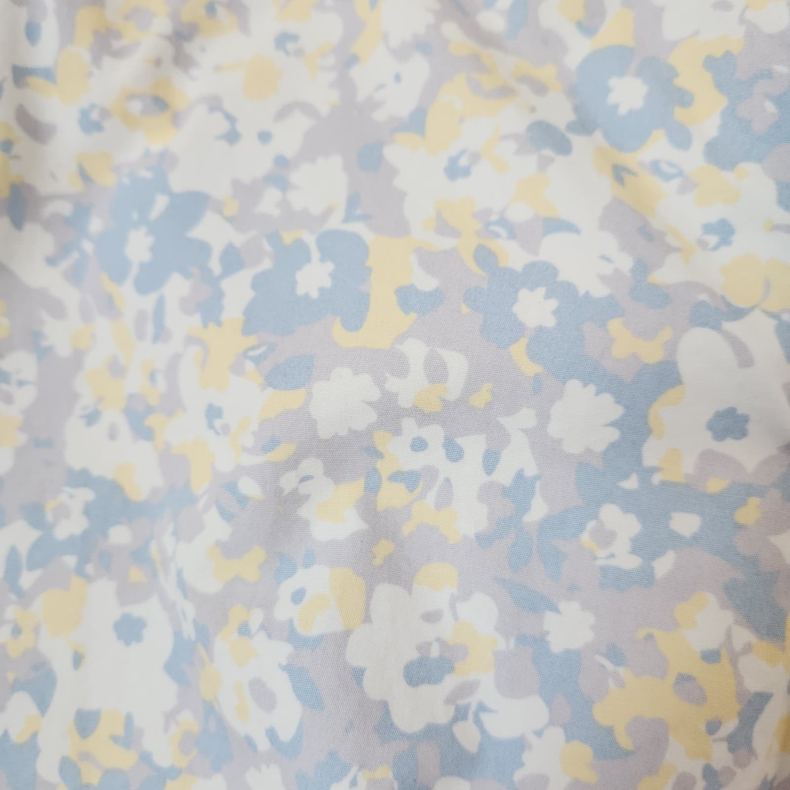 NEW Levi's Not For Resale Floral Baggy Pants High Rise Drawcord Pocket Blue Sz.S - Thumbnail 4