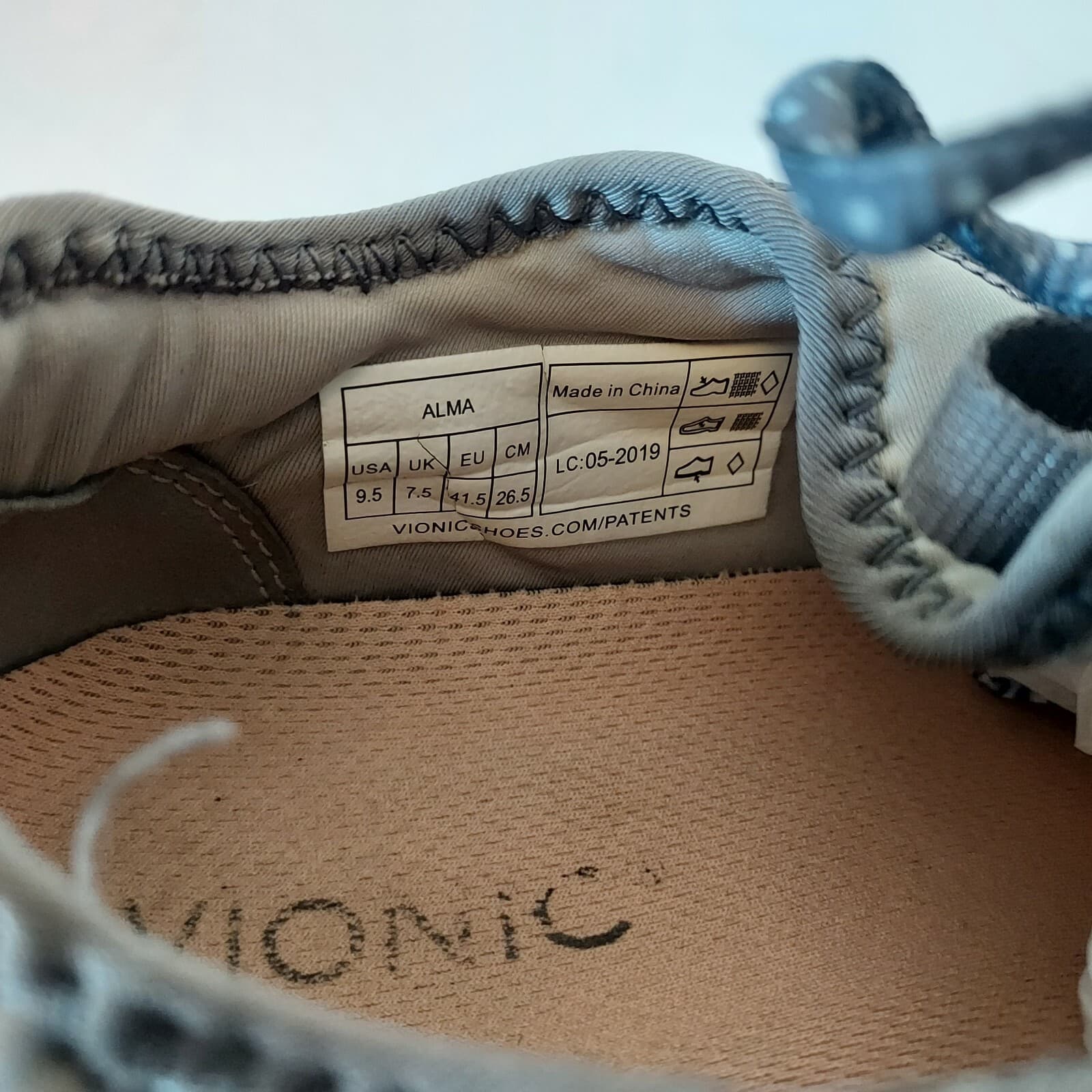 Vionic Alma Activewear Walking Training Sneakers Comfort Lace Blue Women US9.5 - Thumbnail 11