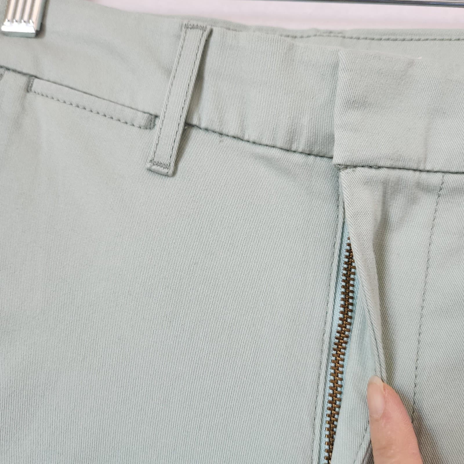 NEW Levi's Premium Not For Resale Essentail Chino Pants Sea Form Twill Green 27 - Thumbnail 5