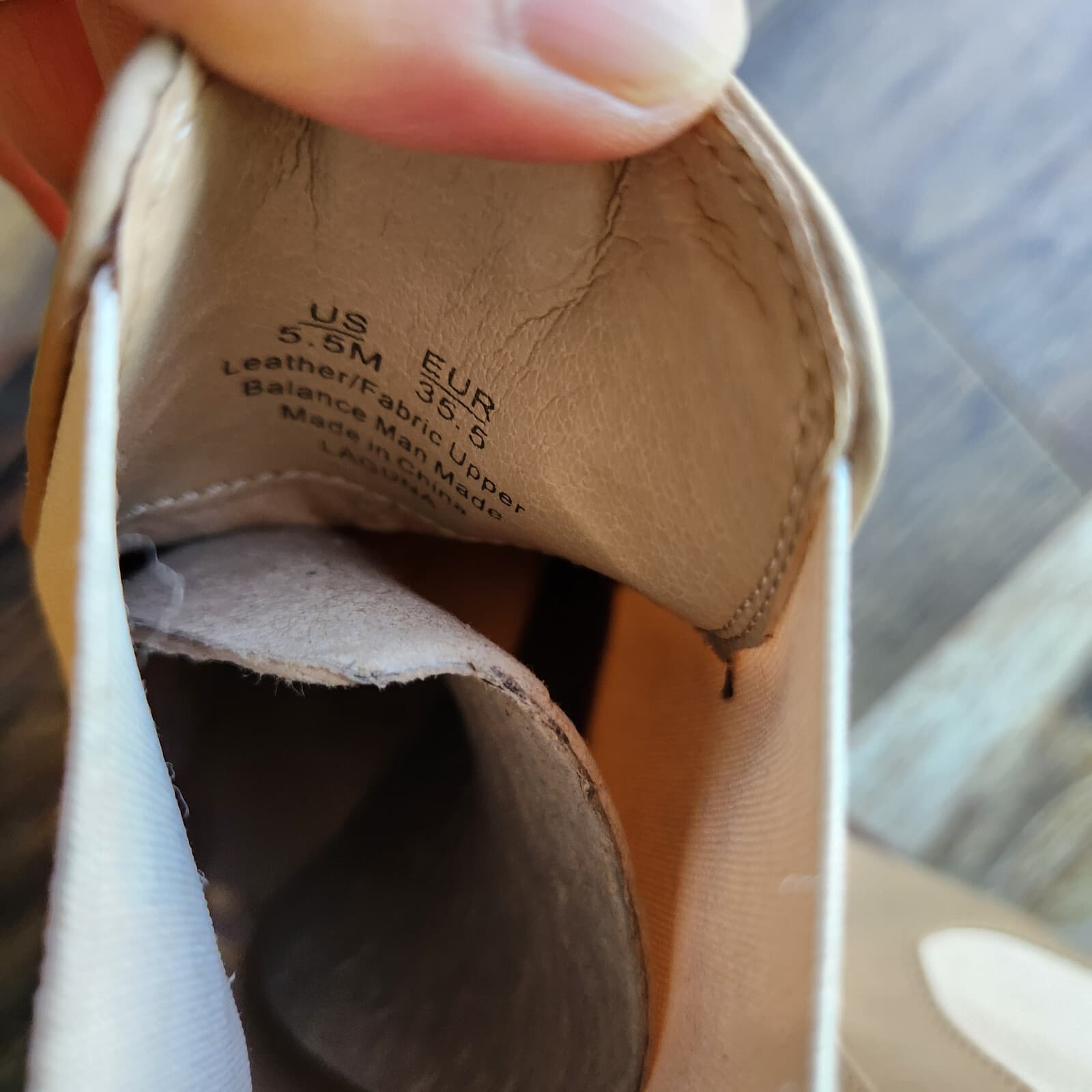 NIB Sam Edelman Laguna Sesame Leather Chelsea Boots Waterproof Lug Sole US 5.5M - Thumbnail 11