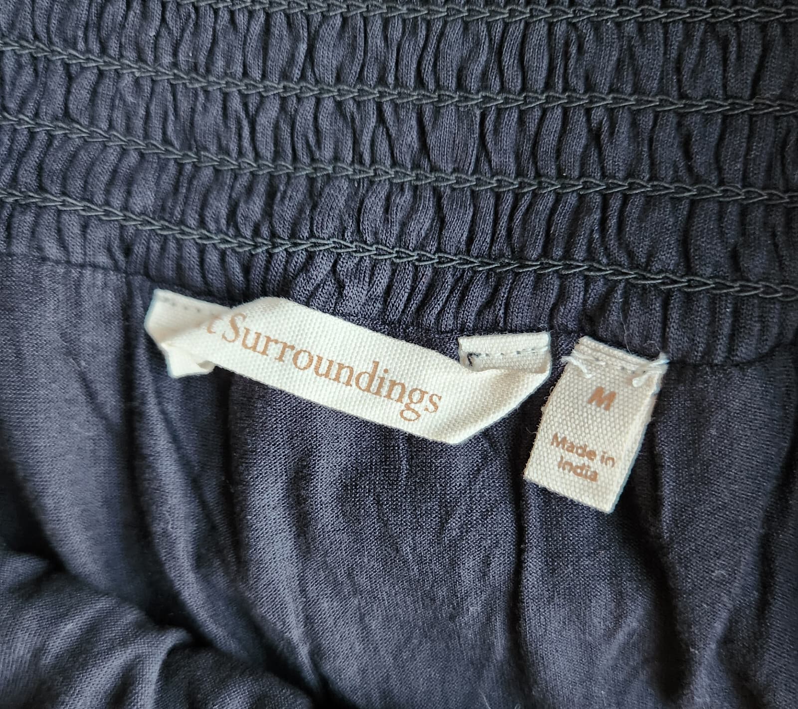 NWoT Soft Surroundings Embroidered Sheer-Mesh Maxi Skirt Pull-On Smock Waist M - Thumbnail 10