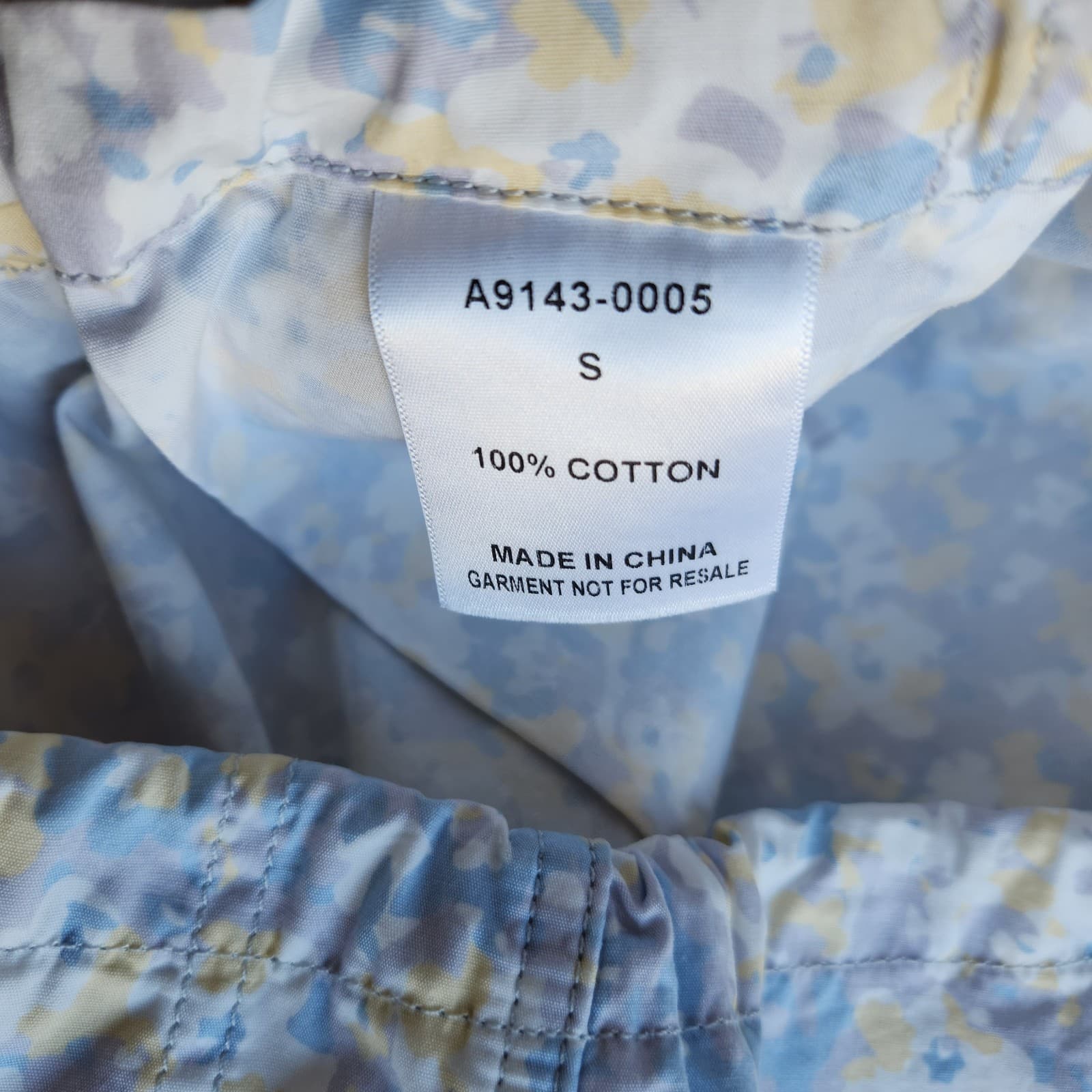 NEW Levi's Not For Resale Floral Baggy Pants High Rise Drawcord Pocket Blue Sz.S - Thumbnail 11