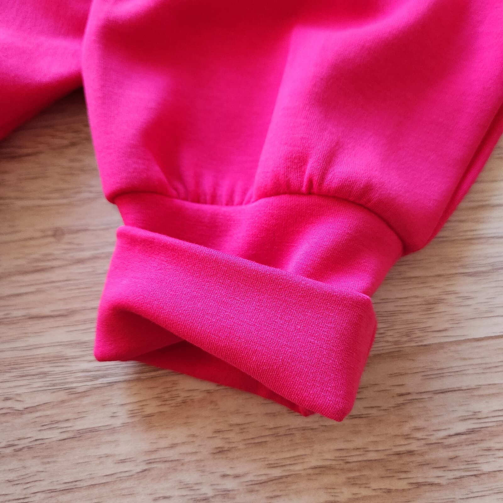 Scotch & Soda $138 Fringed Oversized Raglan Sweatshirt Wide Cuff-Hem Pink Sz.XL - Thumbnail 9