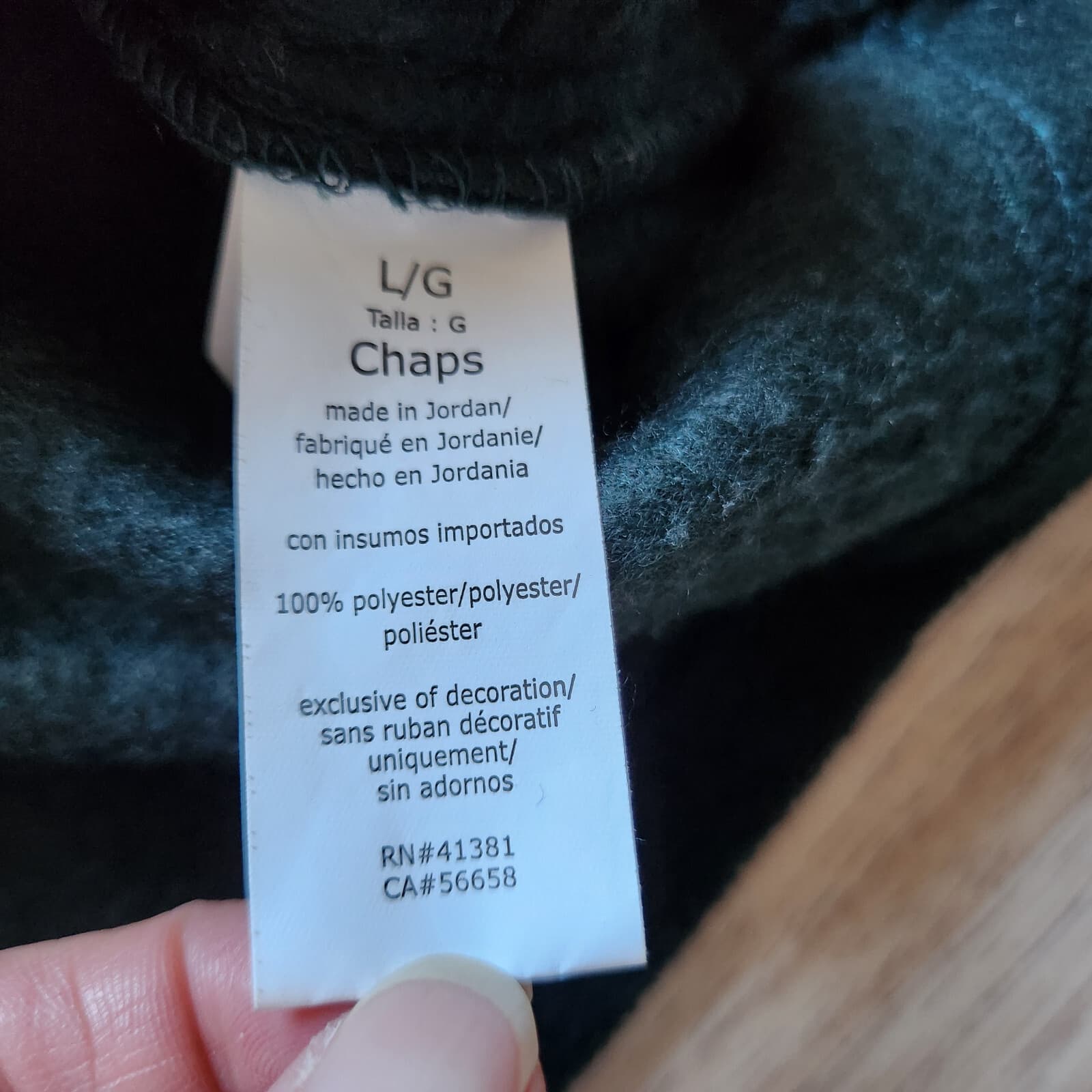 Chaps Aztec Fleece 1/4 Snap Sweater Pocket Mock Neck Deep Pine Green Men's L - Thumbnail 9