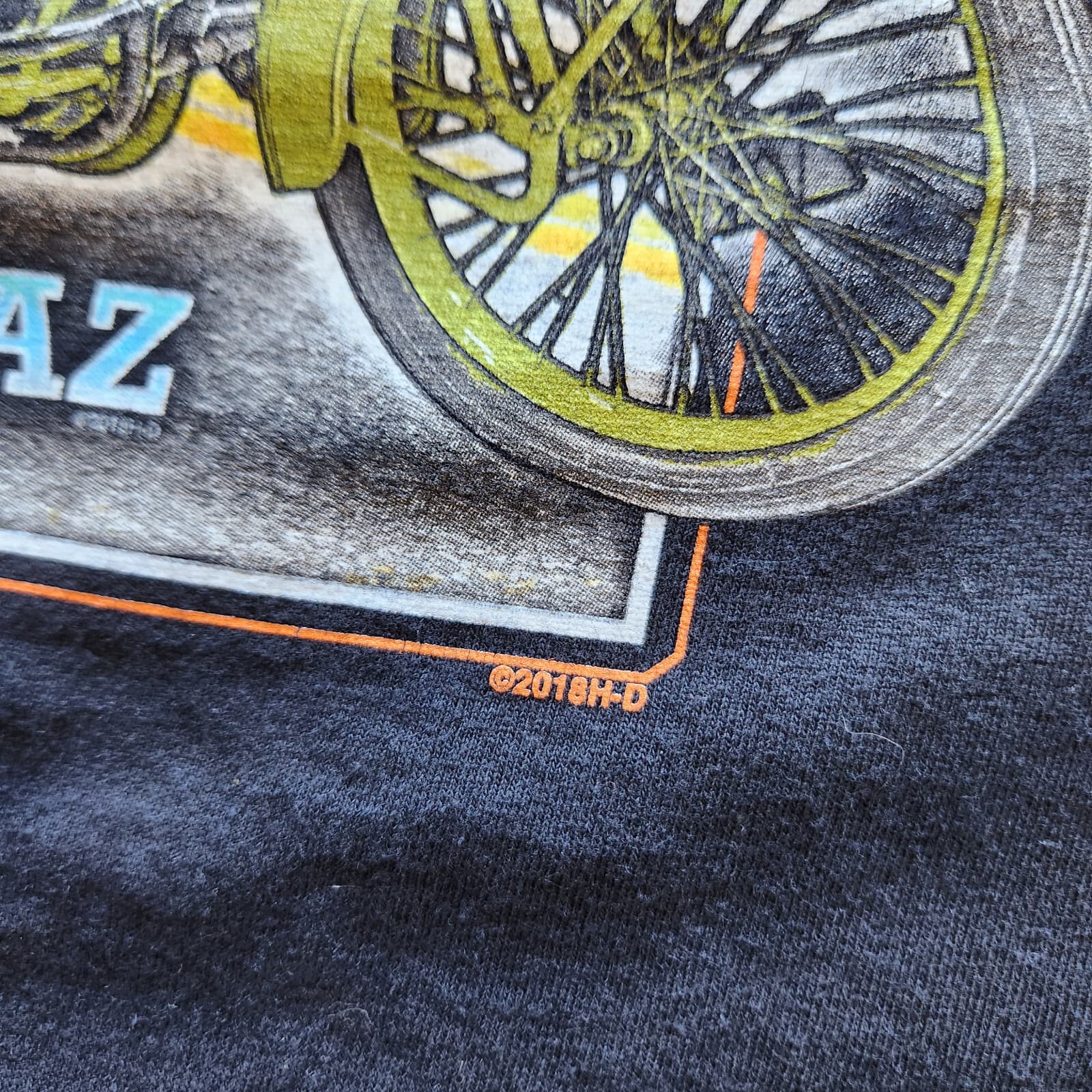 Harley-Davidson Grand Canyon Mayer AZ T-Shirt Short Sleeve Black Men Chest 42" - Thumbnail 7
