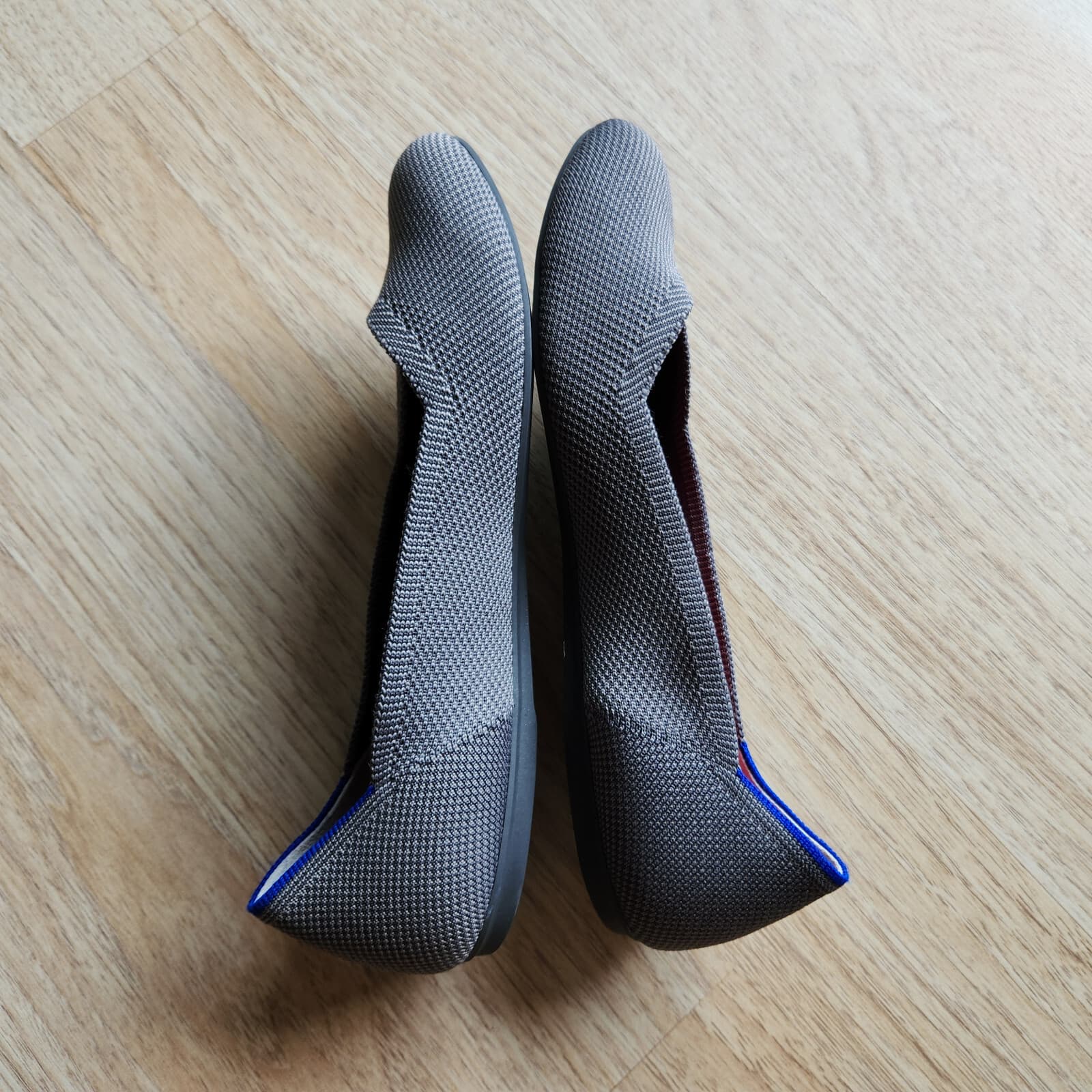 Rothy’s The Flat Round Toe Slip On Ballet Flat Comfort Flexible Gray Sz.US10.5 - Thumbnail 7