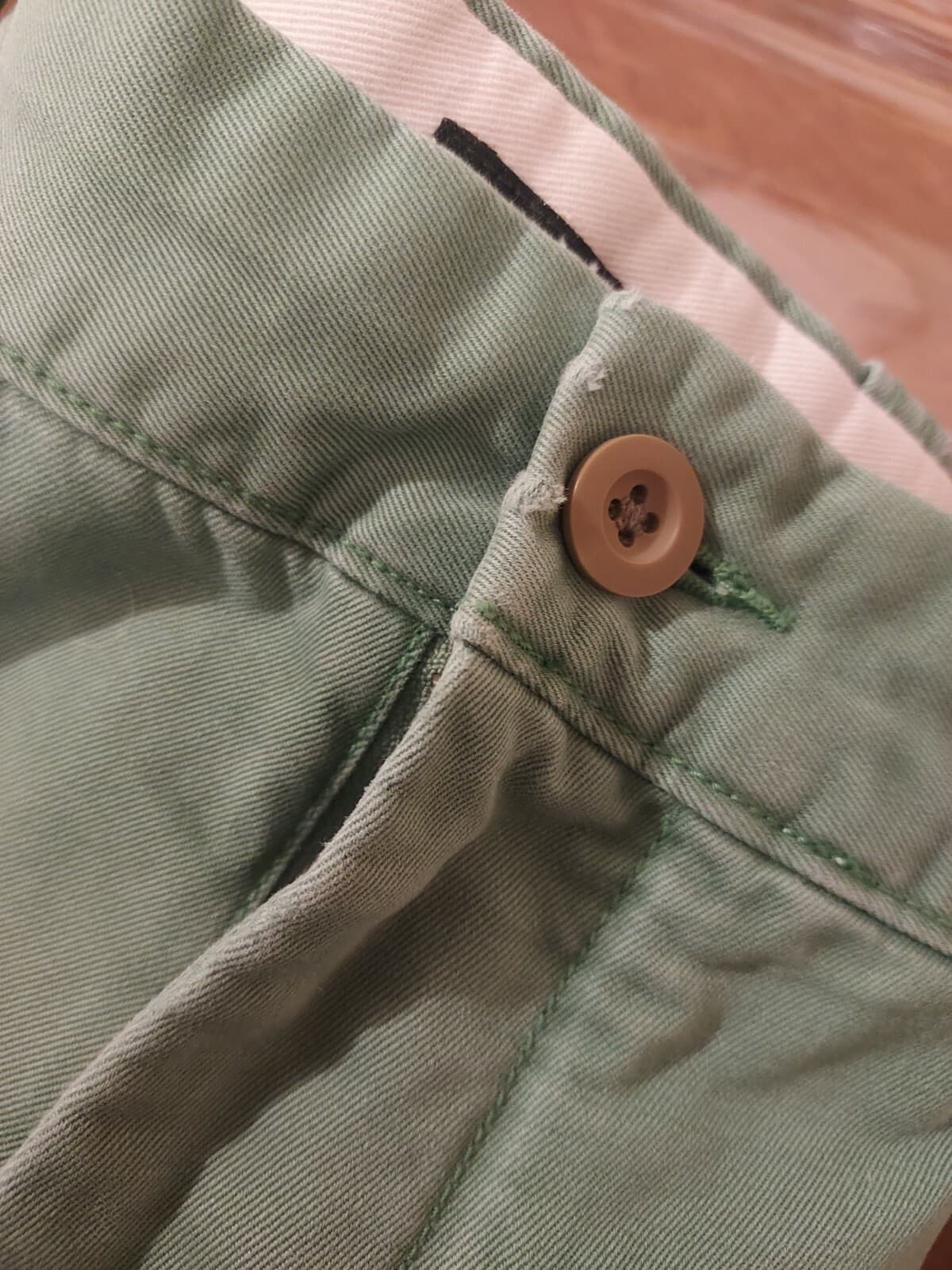 J.Crew Golf-Embroidered Broken-In Chino Shorts Pocket Zip Green Cotton Men 36 - Thumbnail 9