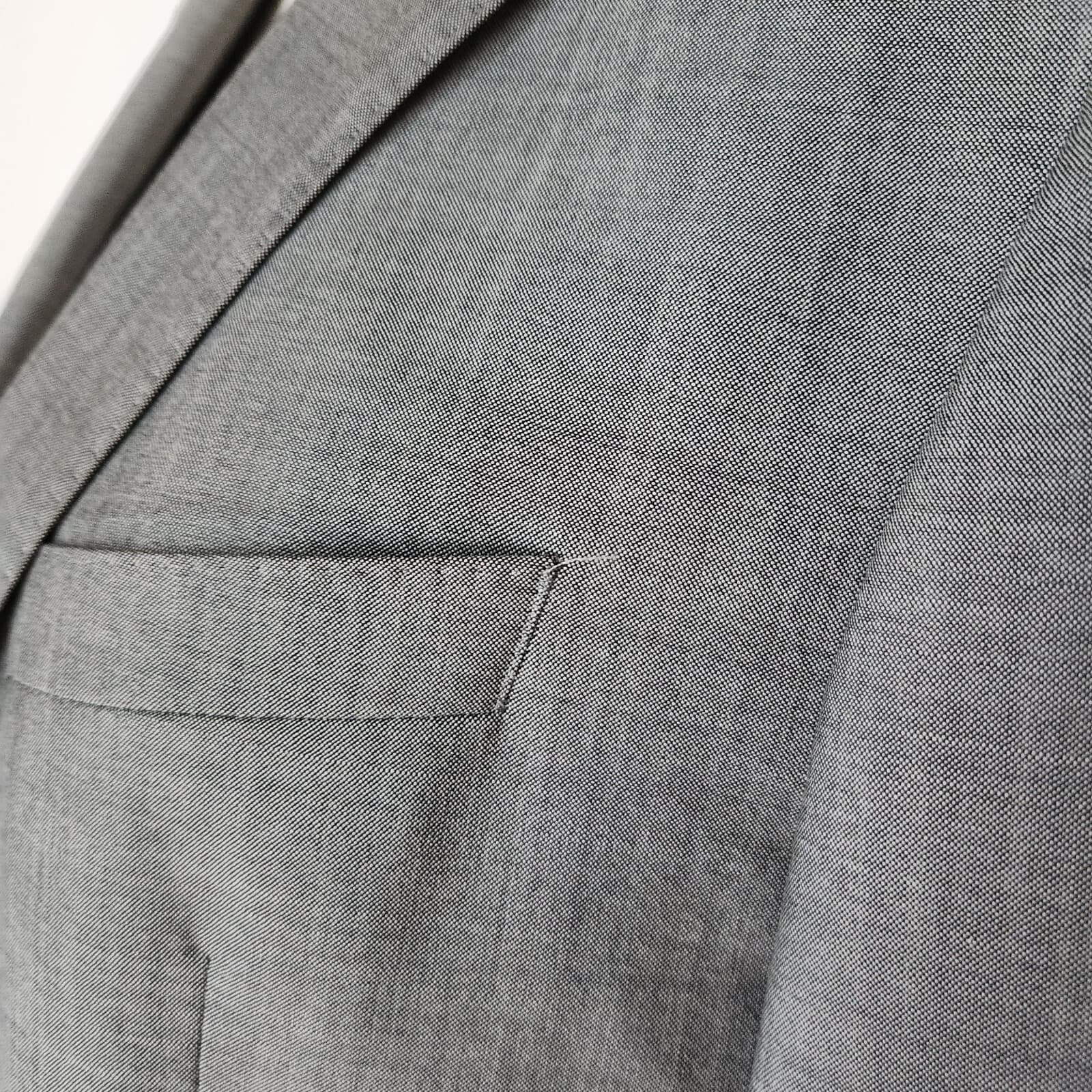 Hugo Boss Super 110 Reda Blazer Two Button Slim-Fit 100% Wool Grey Men's 40S - Thumbnail 5
