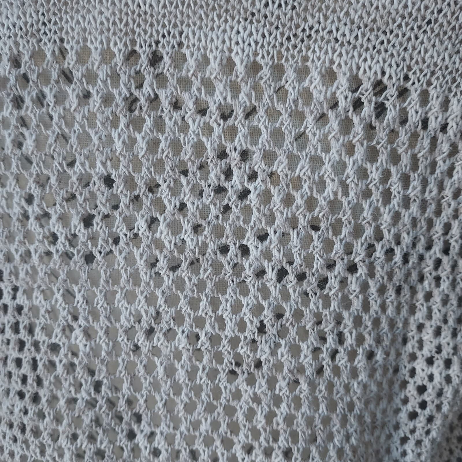 Tahari Linen Blend Knit Open Front Cardigan Long Sleeve Beige-Brown Women Medium - Thumbnail 6