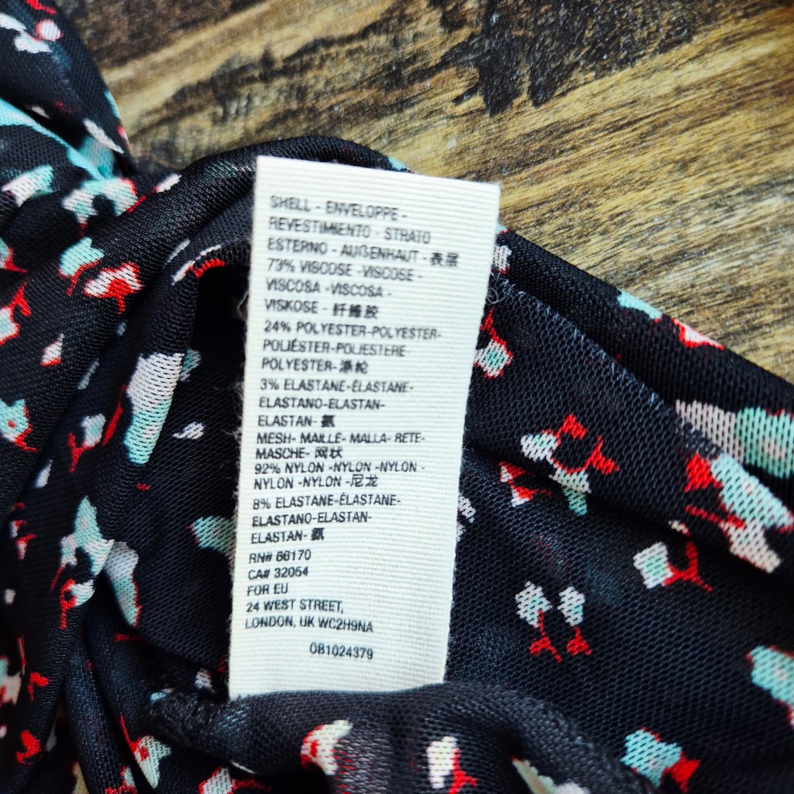 Free People Opposites Attract Mini Dress Long Sleeve Floral Mesh-Hem Black Sz.L - Thumbnail 13
