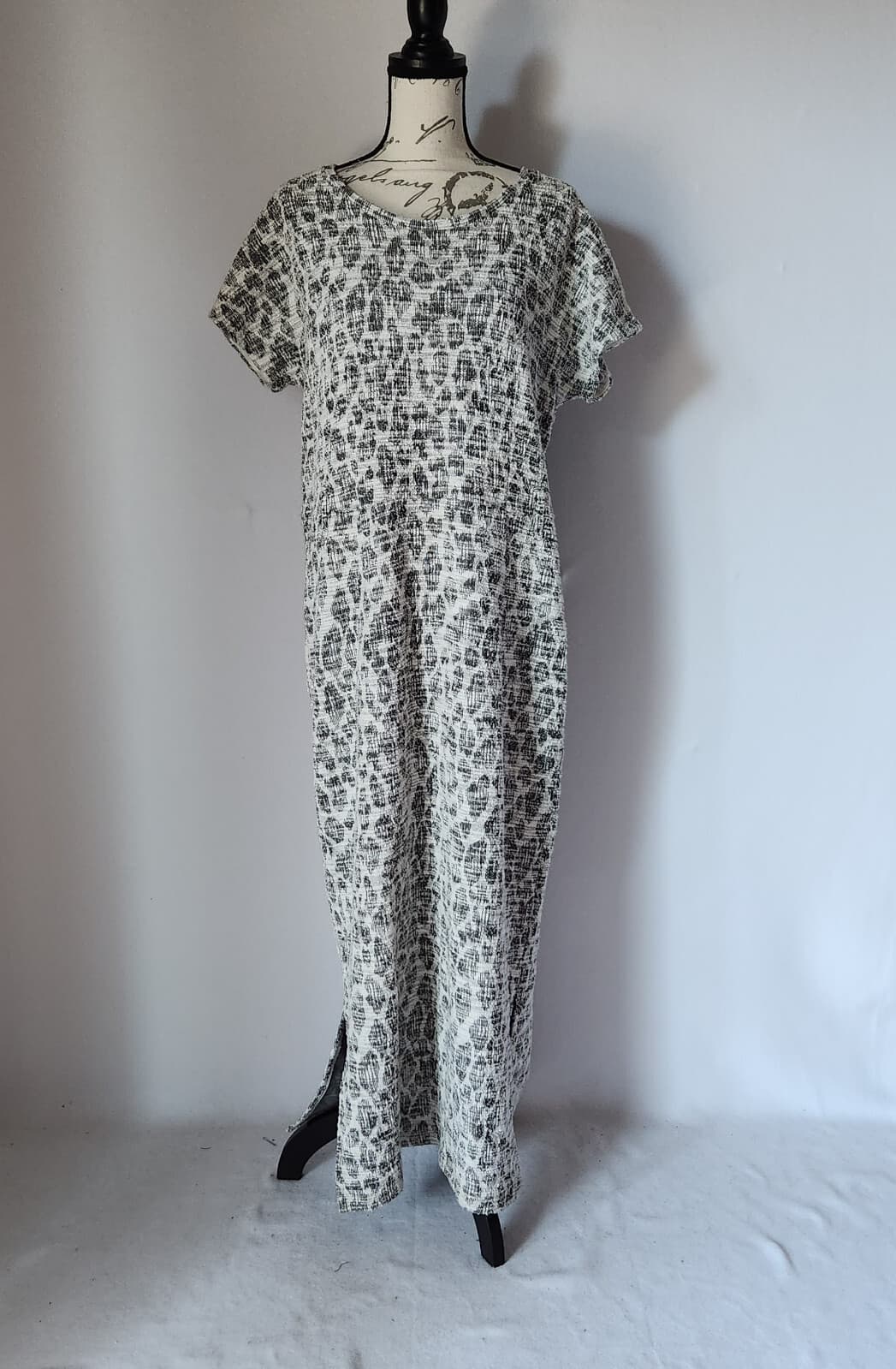 NWT DOLAN Anthropologie Left Coast Taleen Tweed Midi Dress Assorted Sz.L $150 - Thumbnail 4