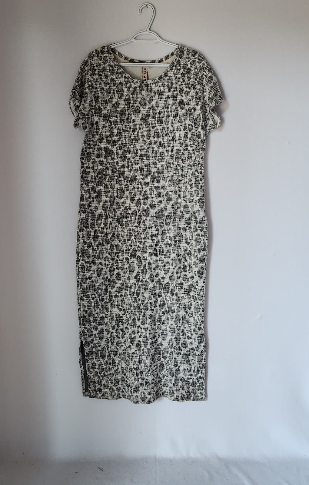 NWT DOLAN Anthropologie Left Coast Taleen Tweed Midi Dress Assorted Sz.L $150 - Thumbnail 10