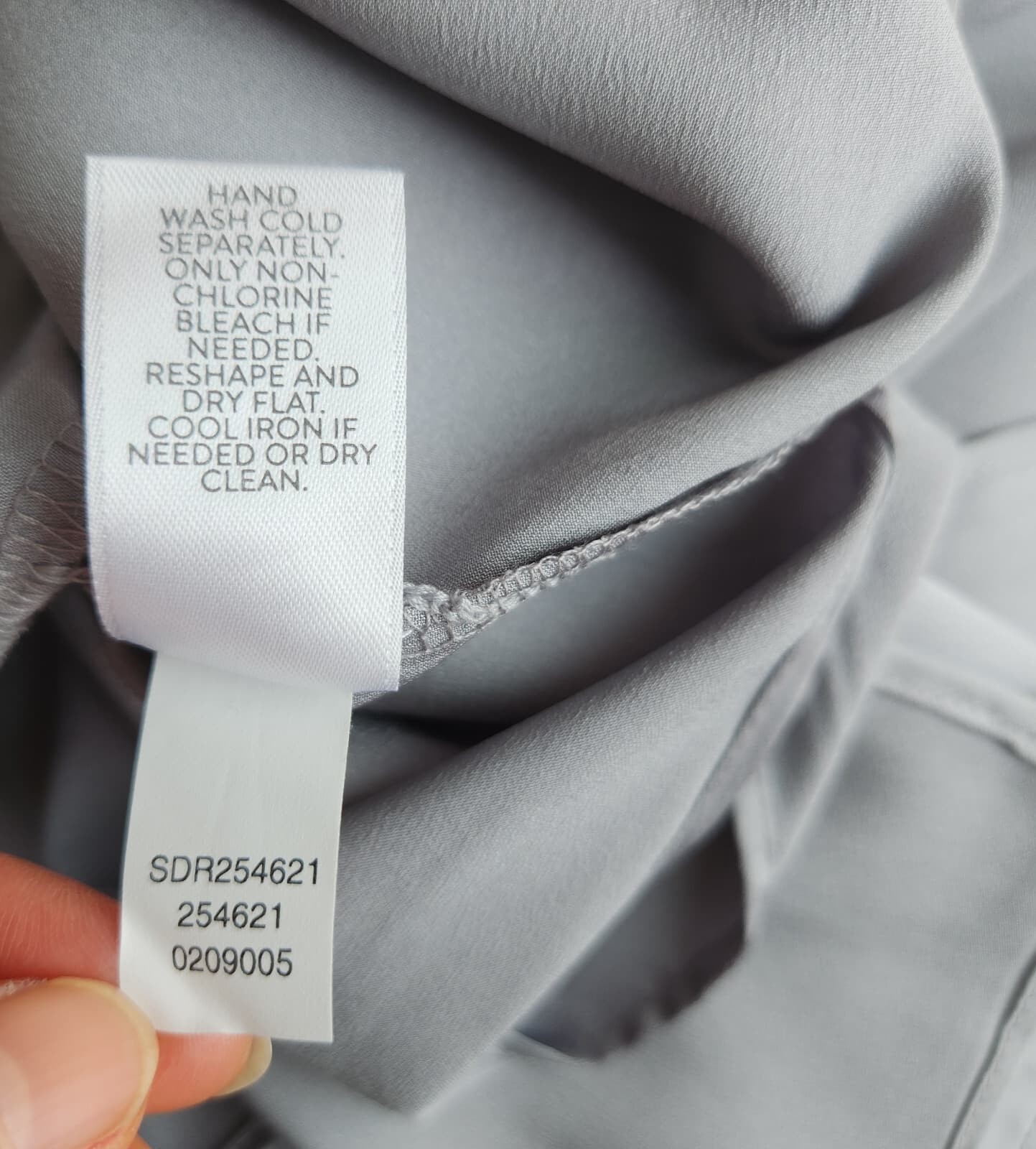 NWT J.Jill Wearever Collection Maxi Sweater Dress Mix Media Knit Satin Grey Sz.M - Thumbnail 12