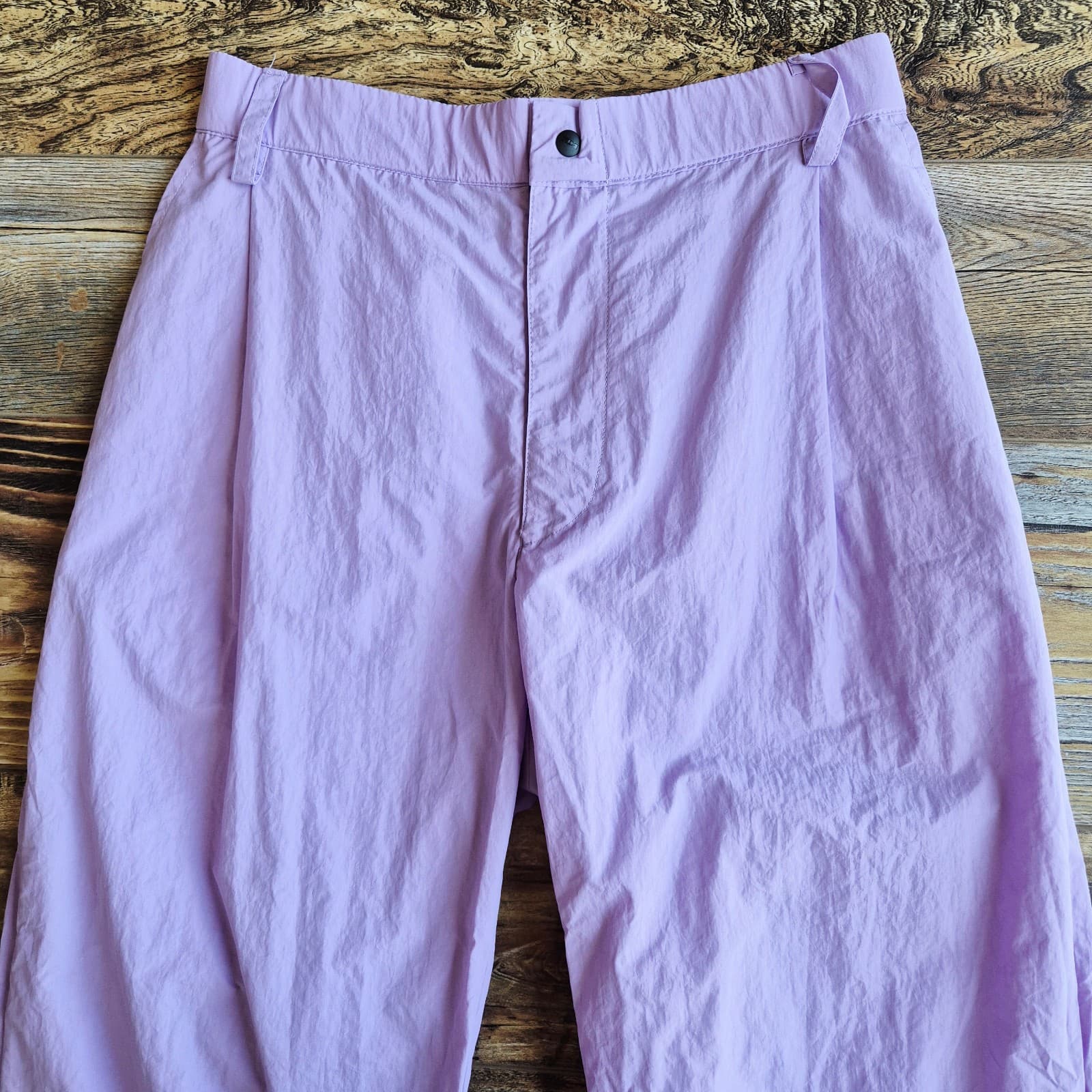 Hermanos Koumori Contemporary 24/7 Runner Pants Straight Zip Purple Women's M - Thumbnail 2