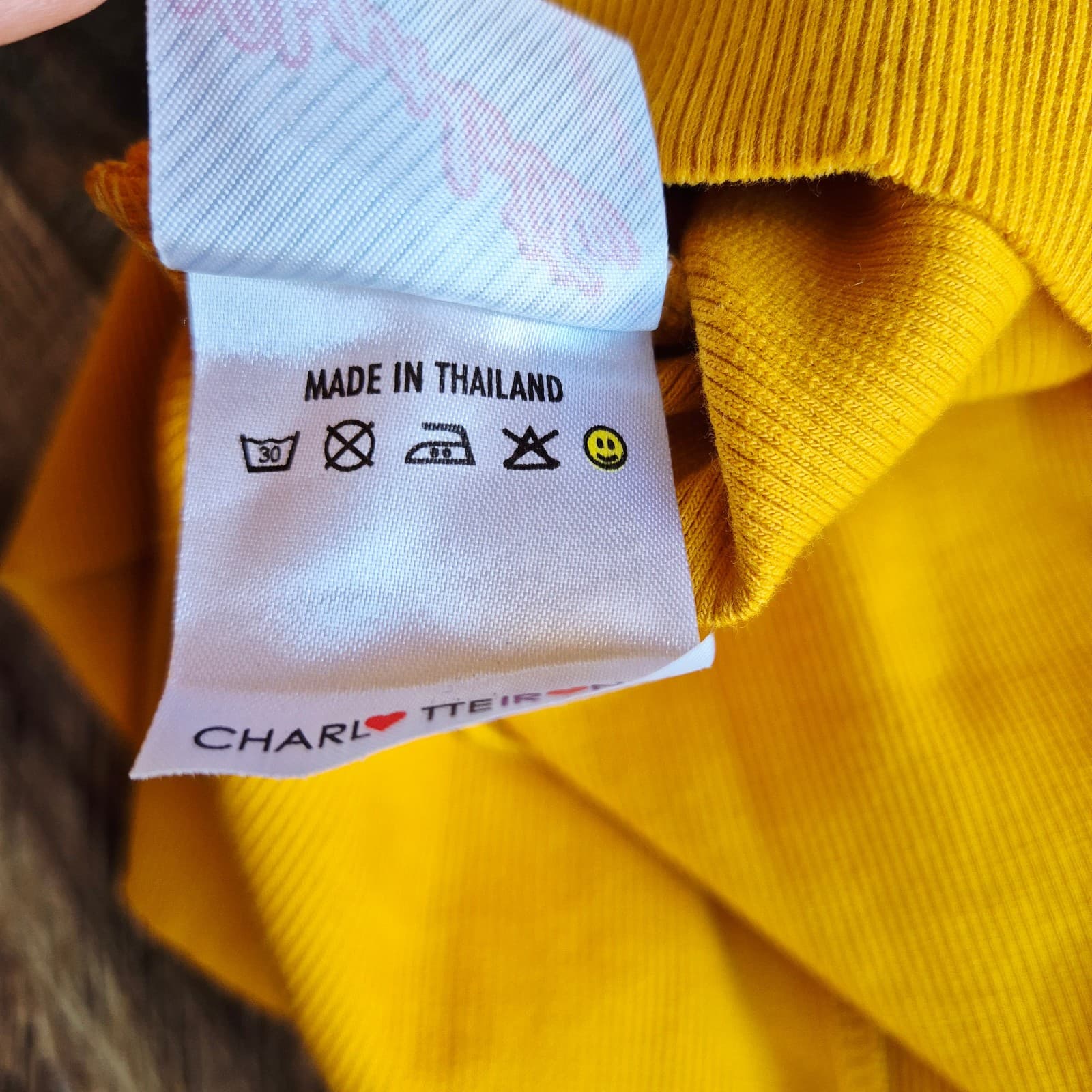 NWoT Charlotte Ribbed Knit Maxi Dress Short Sleeve Raw-Hem Mustard Bust 32" (S) - Thumbnail 12