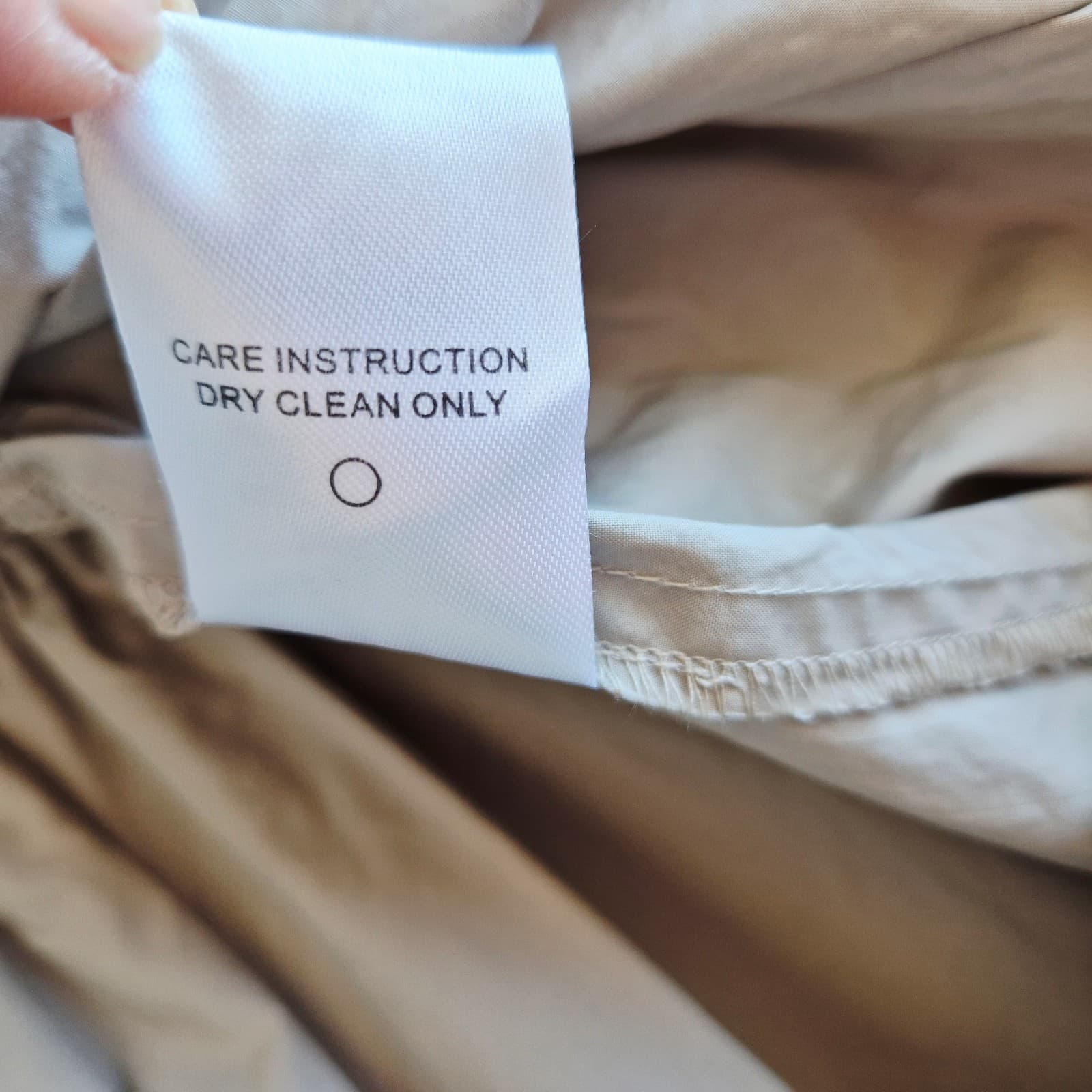 L'Academie The Nour Spaghetti Strap Smocked Tiered Maxi Dress Pocket Beige Sz.XS - Thumbnail 14