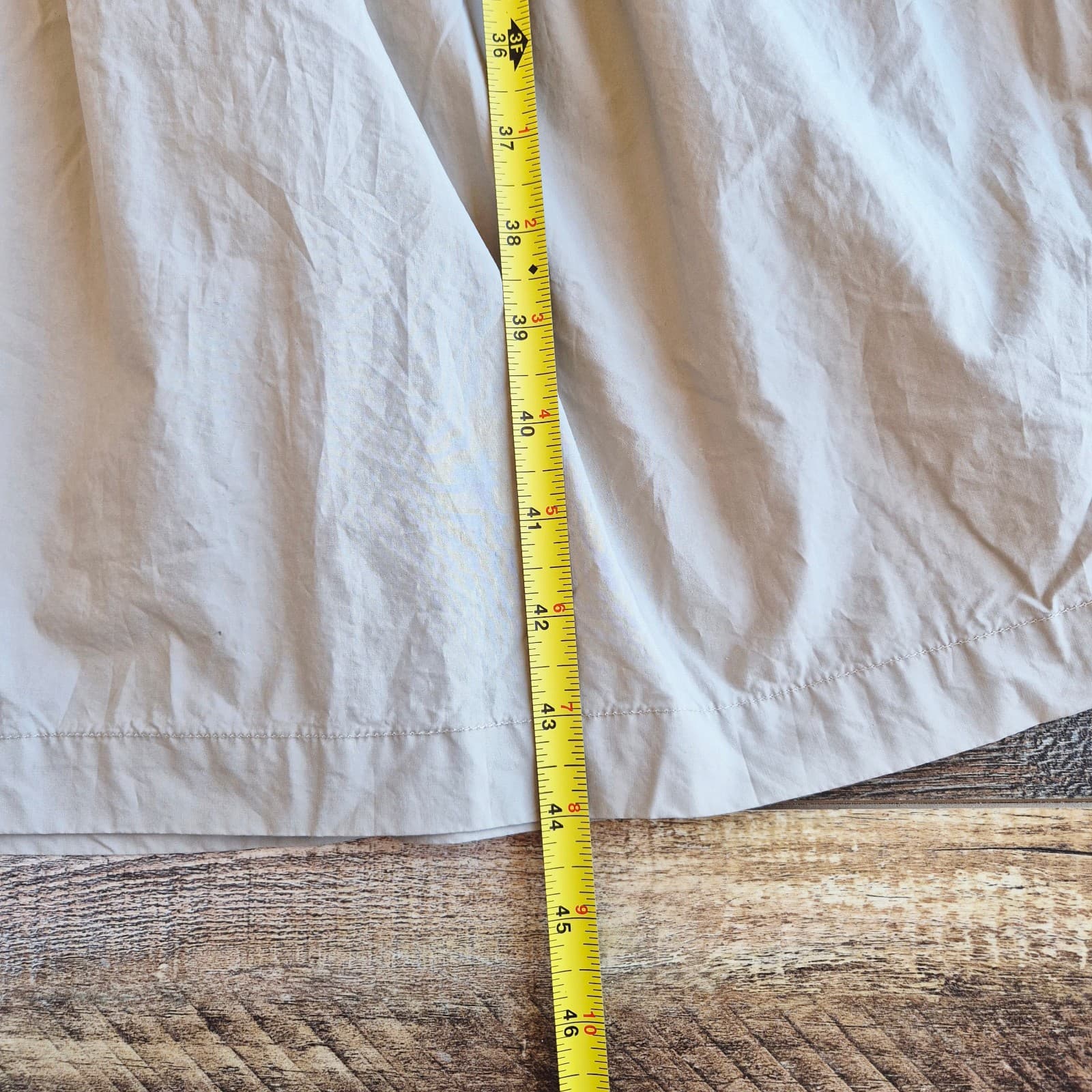 L'Academie The Nour Spaghetti Strap Smocked Tiered Maxi Dress Pocket Beige Sz.XS - Thumbnail 18