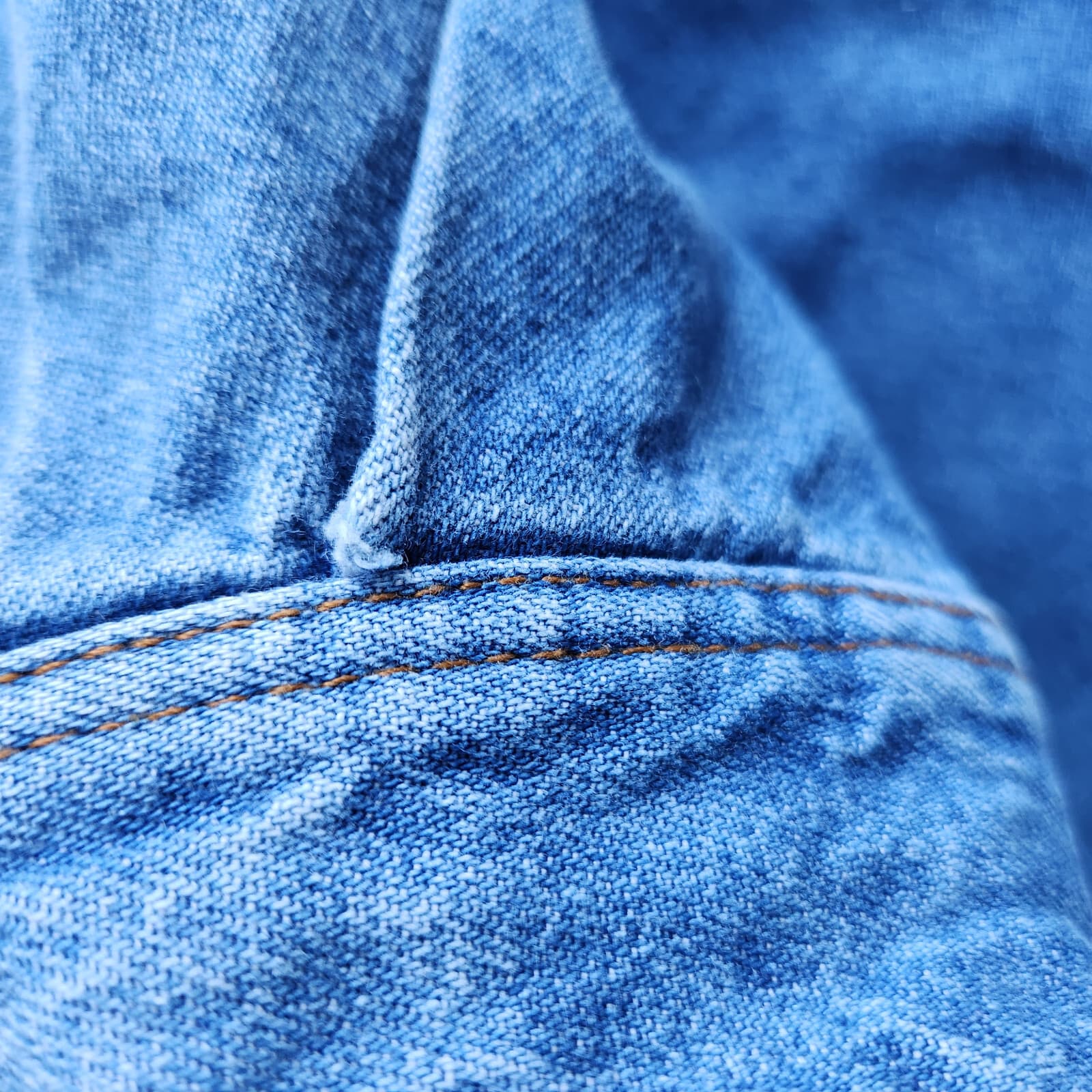 Vintage Panhandle Slim Western Wear Embroidered Denim Shirt Button Blue Women M - Thumbnail 9
