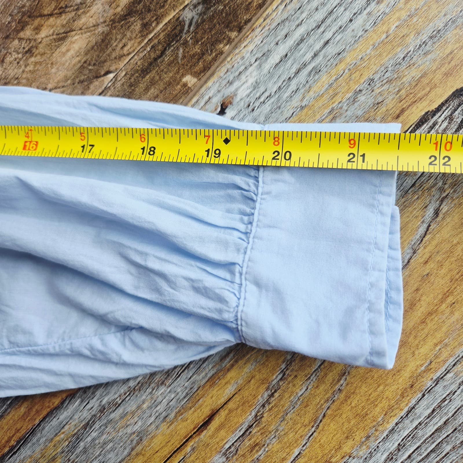 XIRENA Winne Shirt Dress Button Belt Long Sleeve Pocket Cotton Baby Blue Size XS - Thumbnail 15