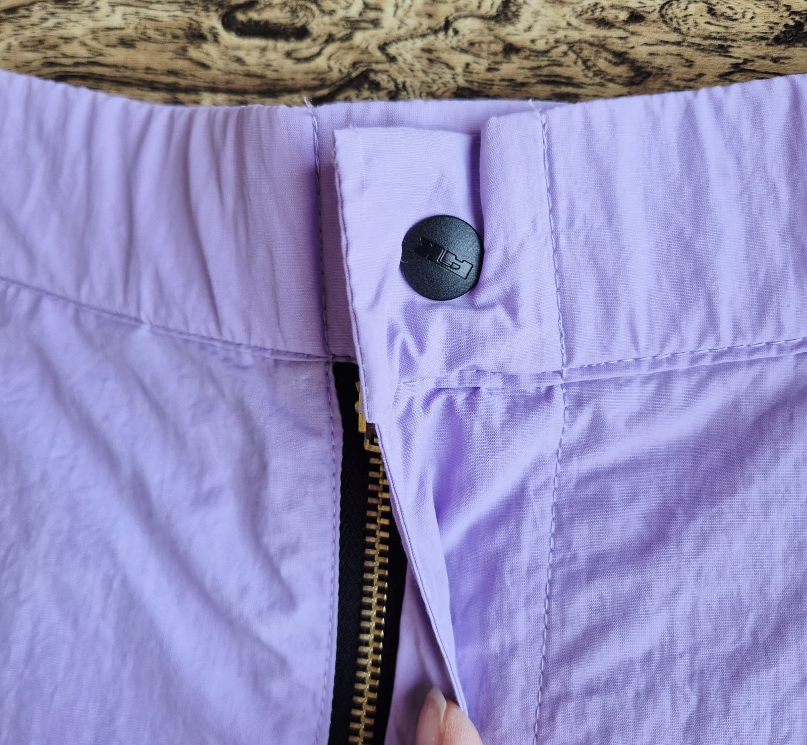Hermanos Koumori Contemporary 24/7 Runner Pants Straight Zip Purple Women's M - Thumbnail 4