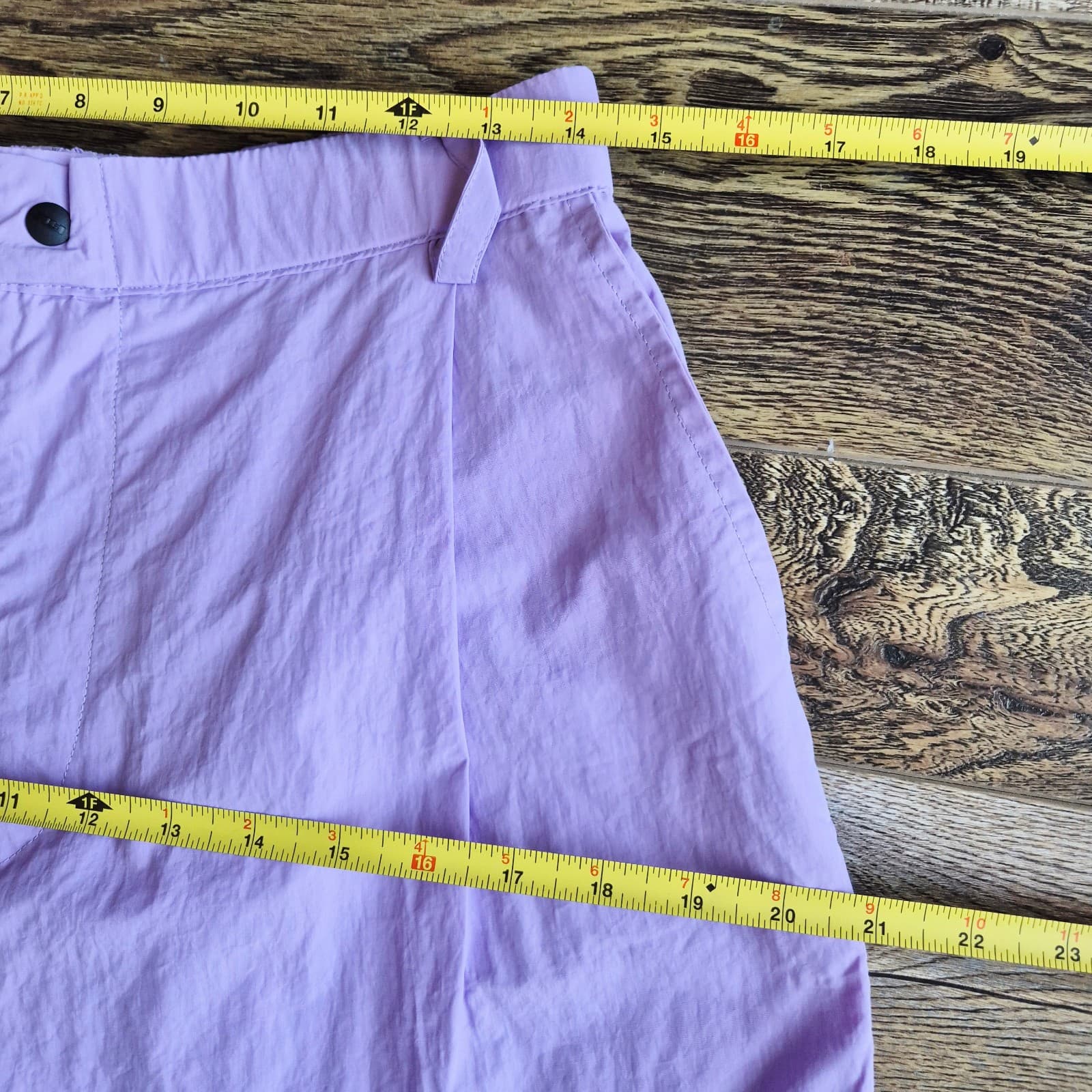 Hermanos Koumori Contemporary 24/7 Runner Pants Straight Zip Purple Women's M - Thumbnail 11