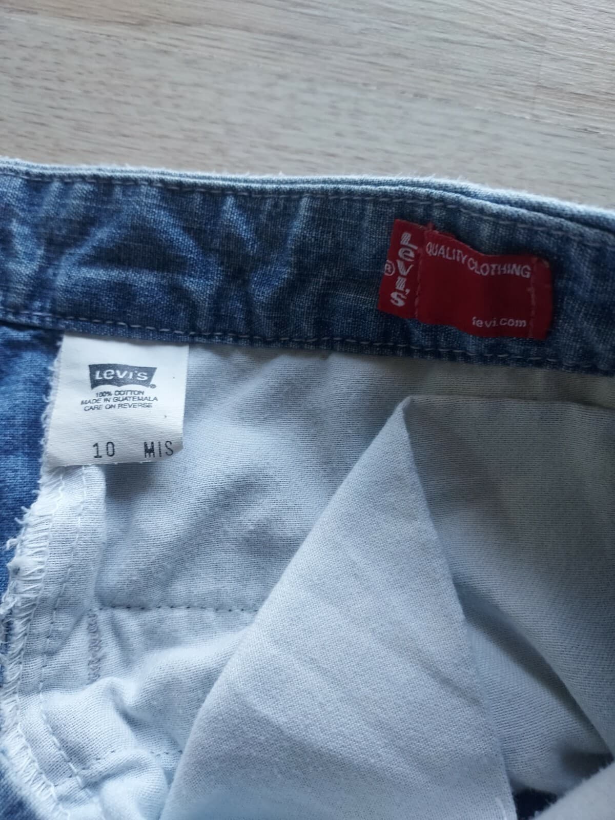 Vintage Levi's Capri Jeans Straight Zip Blue Cotton Women's Waist 30 (10 Mis) - Thumbnail 5