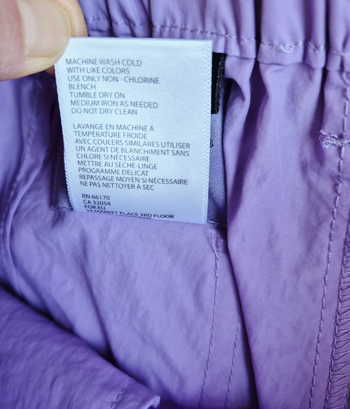 Hermanos Koumori Contemporary 24/7 Runner Pants Straight Zip Purple Women's M - Thumbnail 10