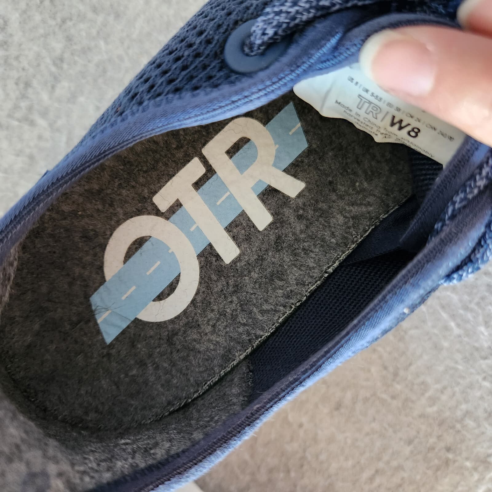 Allbirds Tree Runner OTR Tencel Knit Walking Shoes Lace Up Blue Women's US8 - Thumbnail 9