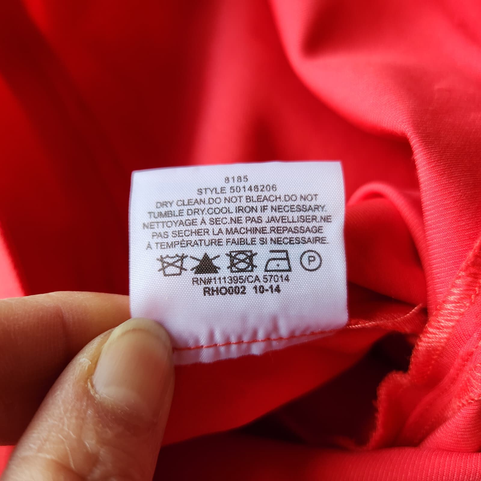 Tory Burch Callie Seamed Crop Pants Slim Slit-Hem Stretch Cotton Blend Red Sz.10 - Thumbnail 10