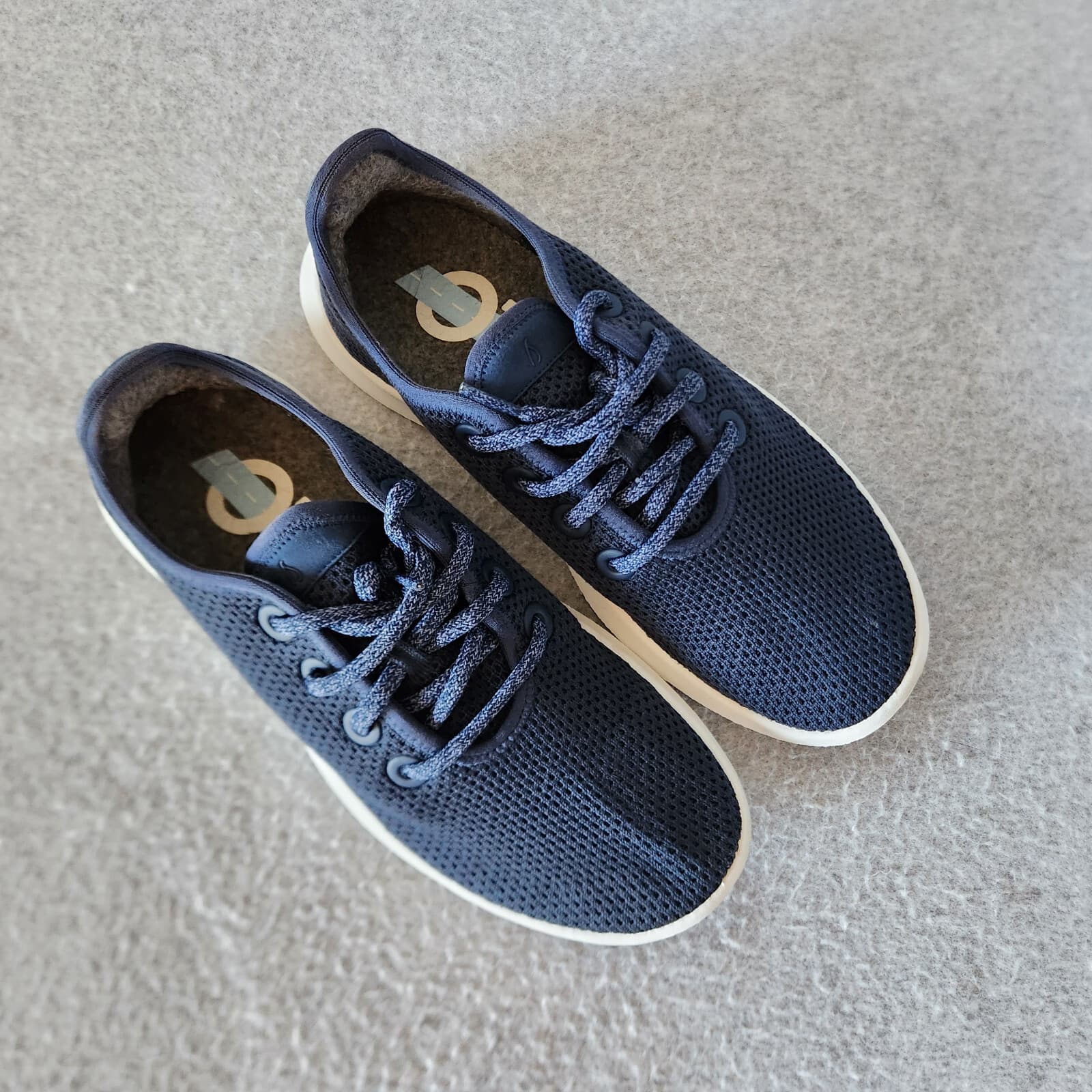 Allbirds Tree Runner OTR Tencel Knit Walking Shoes Lace Up Blue Women's US8 - Thumbnail 3