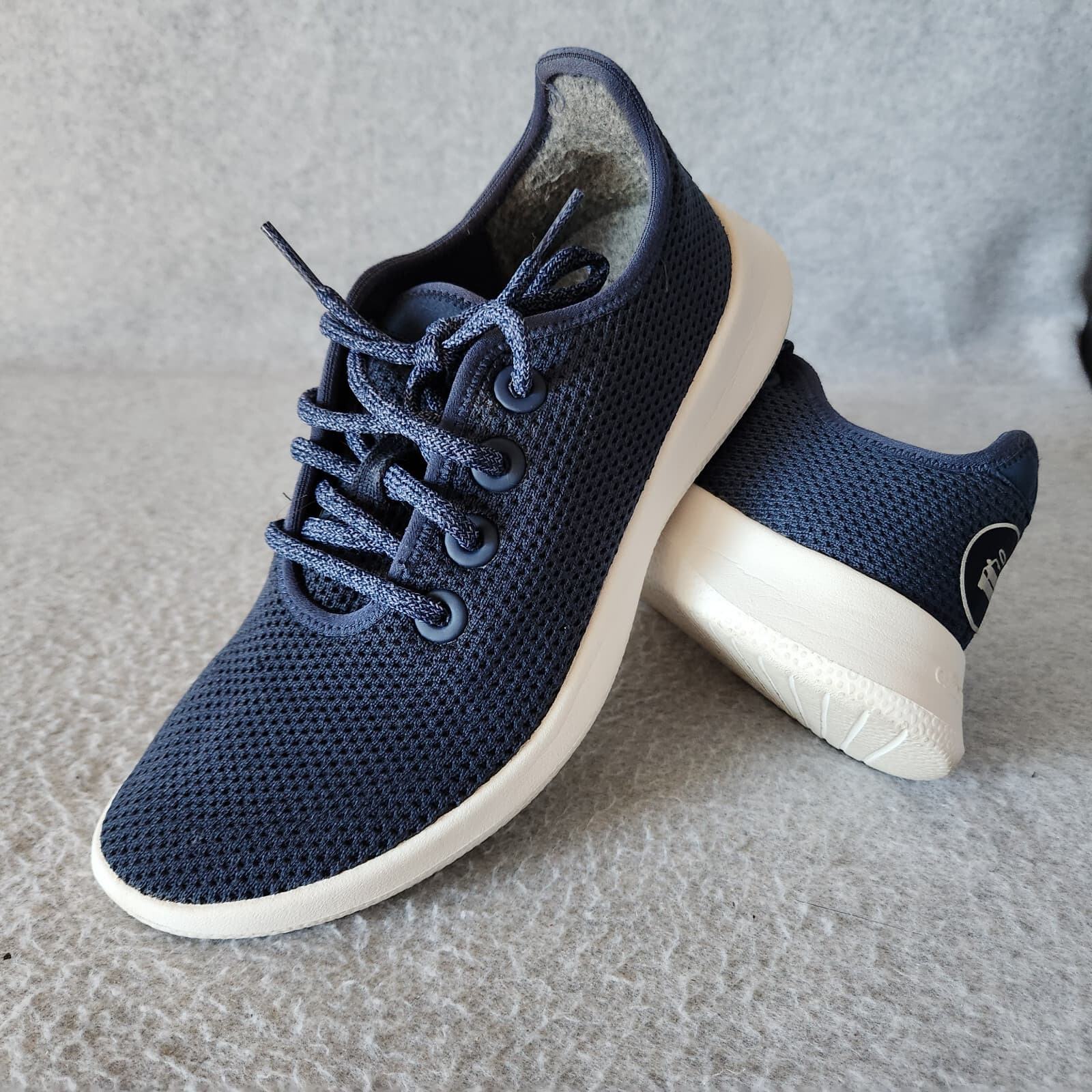 Allbirds Tree Runner OTR Tencel Knit Walking Shoes Lace Up Blue Women's US8 - Thumbnail 2