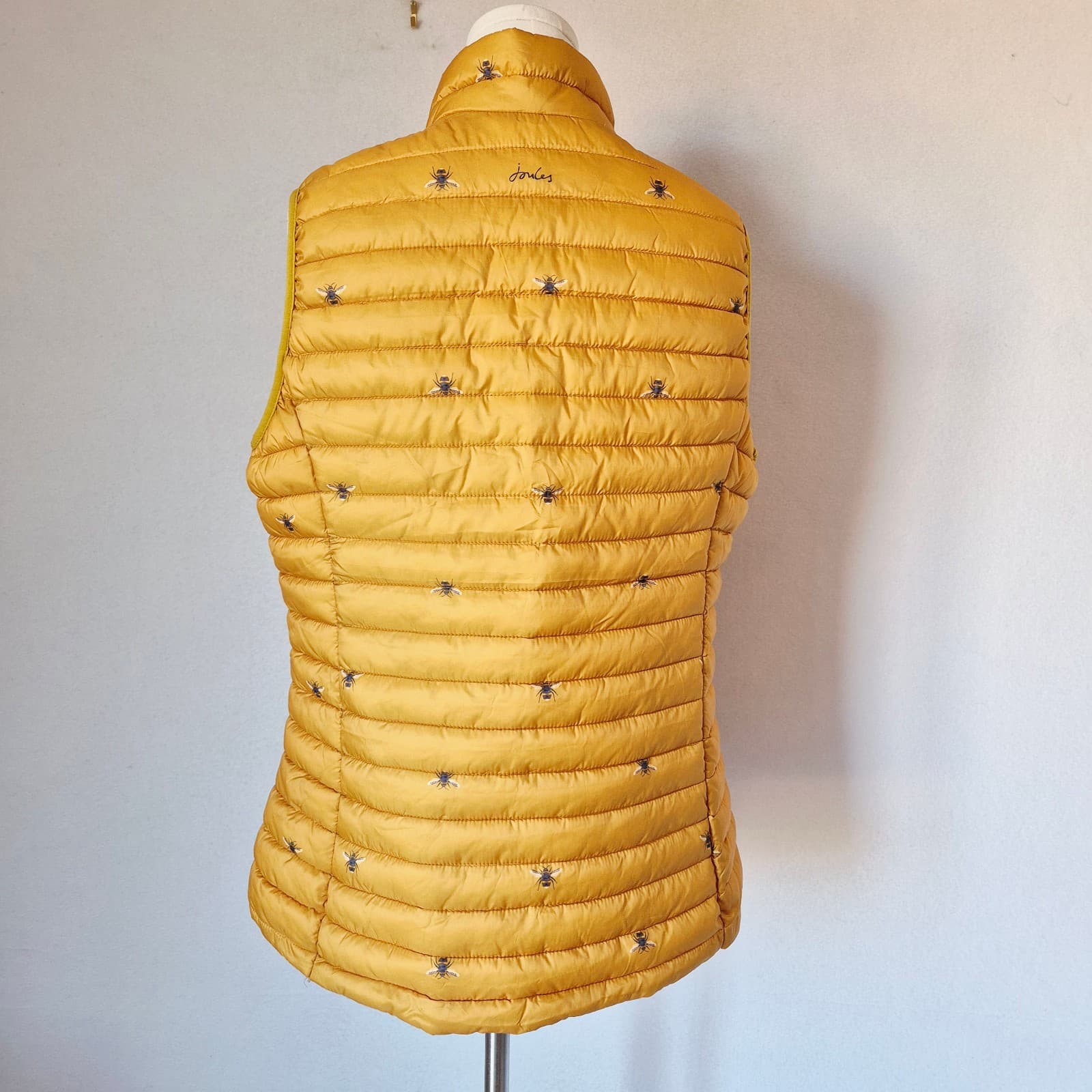 JOULES Goldbee Snug Gilet Puffer Vest Water Resistant Packable Pocket Women's 10 - Thumbnail 6