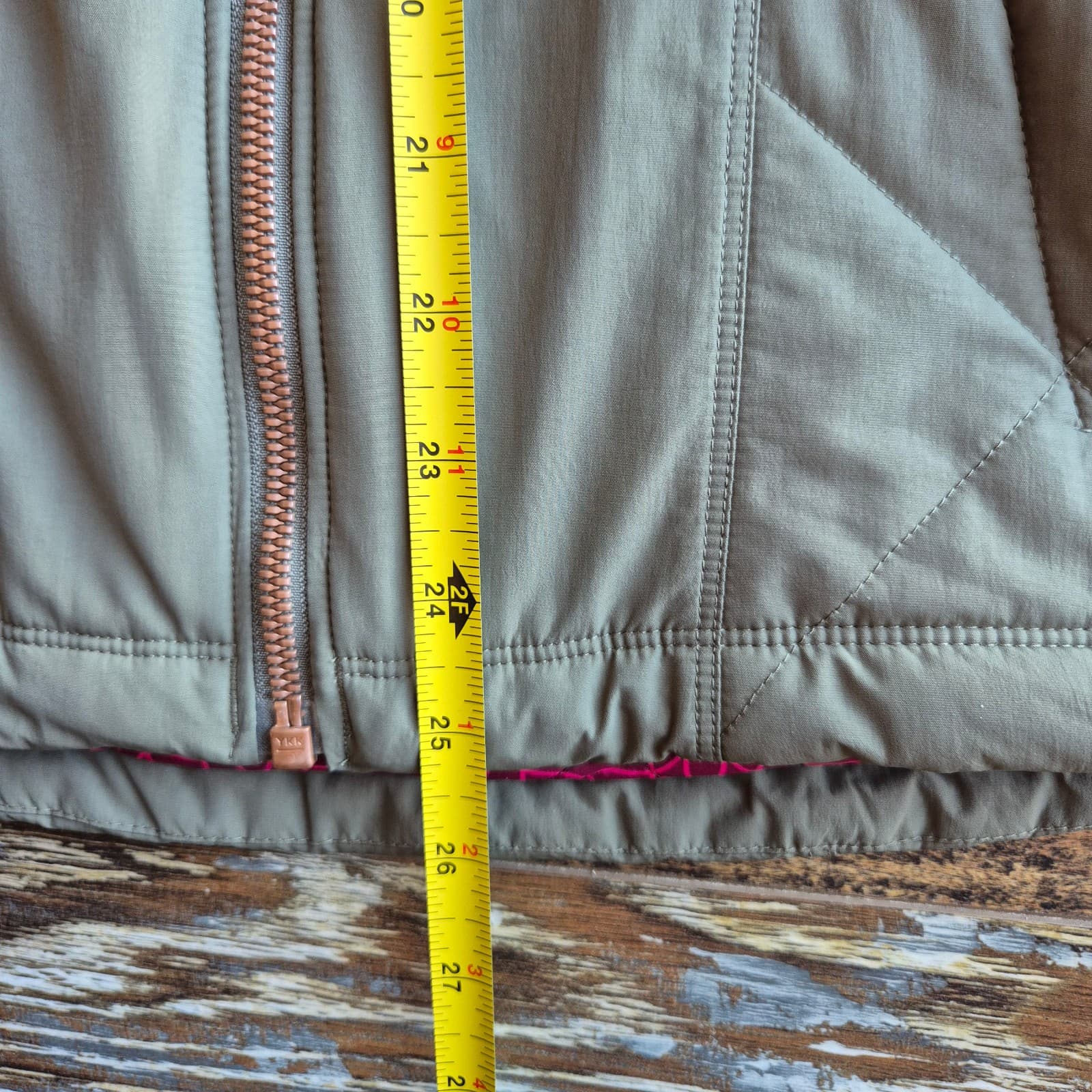 Mountain Hardwear Potrero Insulated Hood Vest Removable Faux-Fur Green Women's S - Thumbnail 14