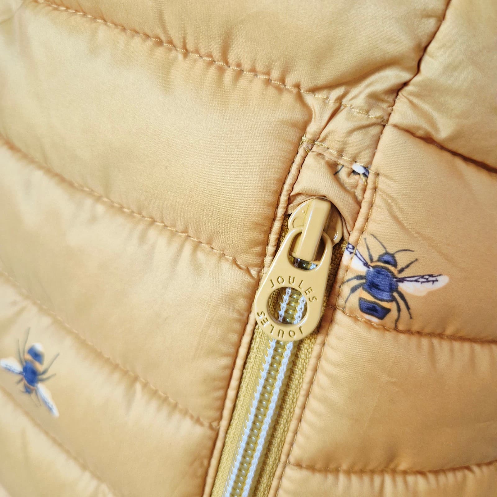 JOULES Goldbee Snug Gilet Puffer Vest Water Resistant Packable Pocket Women's 10 - Thumbnail 4