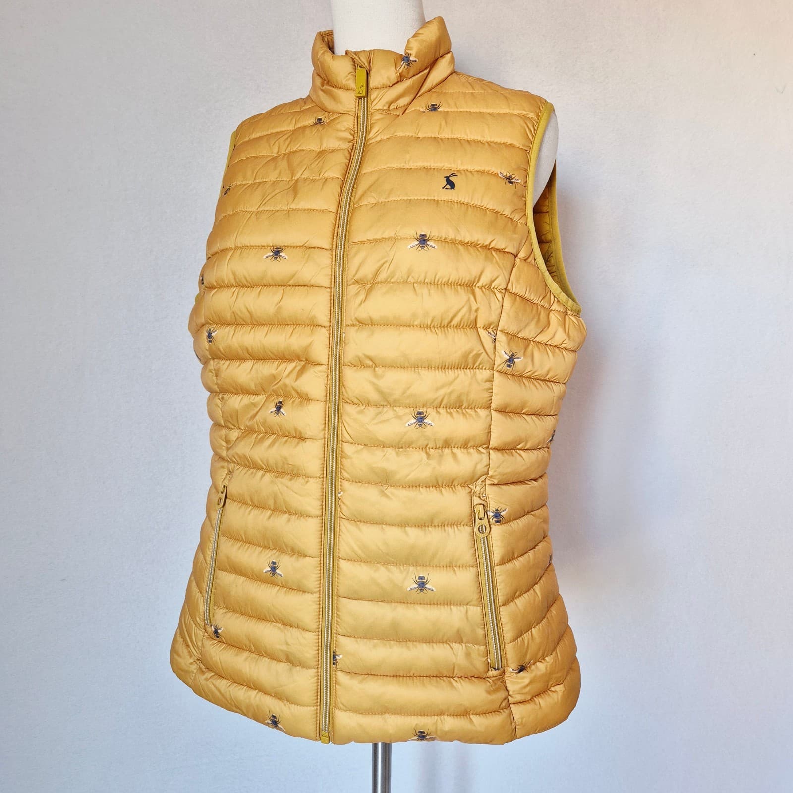 JOULES Goldbee Snug Gilet Puffer Vest Water Resistant Packable Pocket Women's 10 - Thumbnail 2