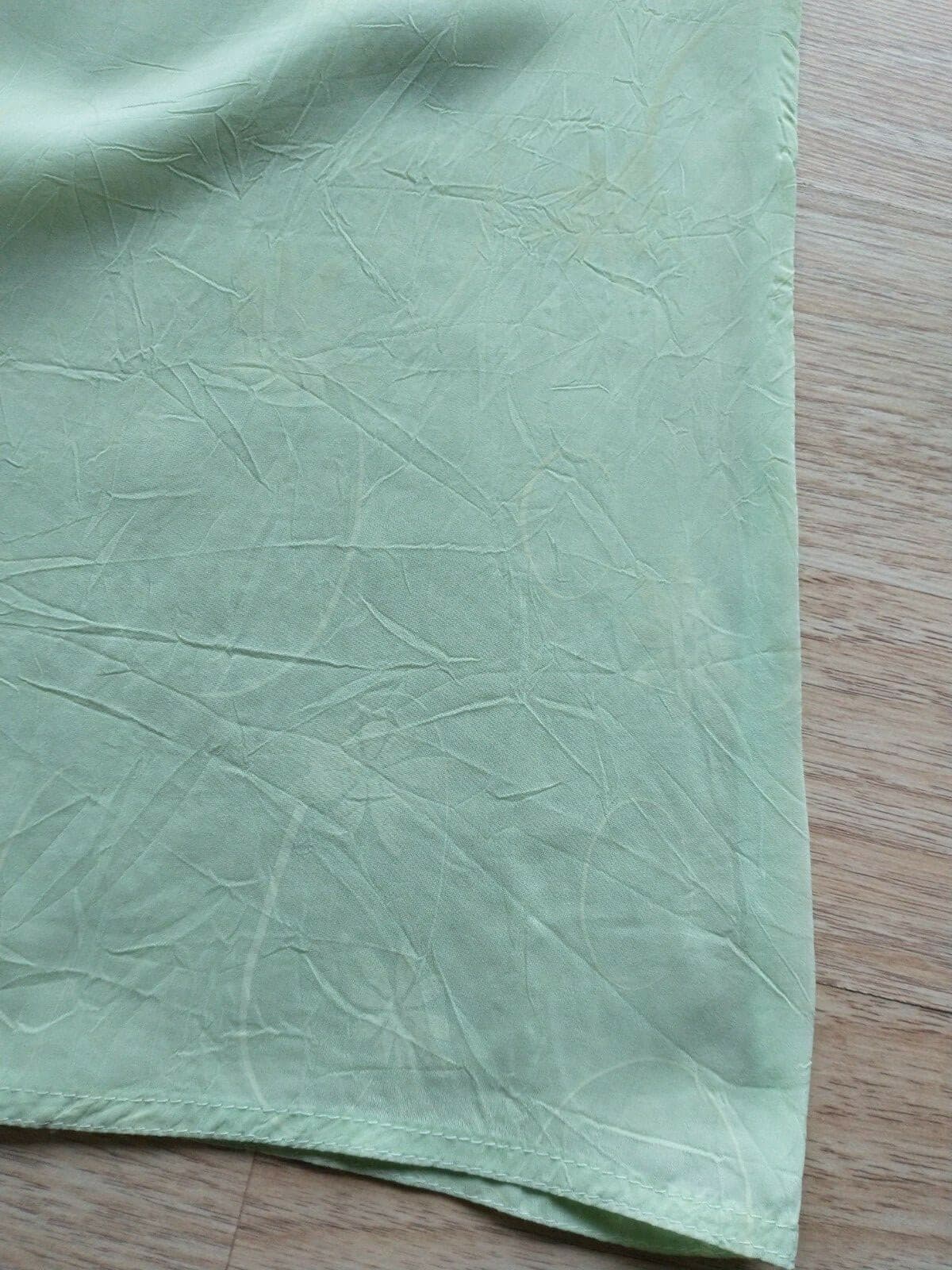 Johnny Was Collection Sheer A-Line Skirt Floral Pull-on Elastic Waist Green Sz.S - Thumbnail 3